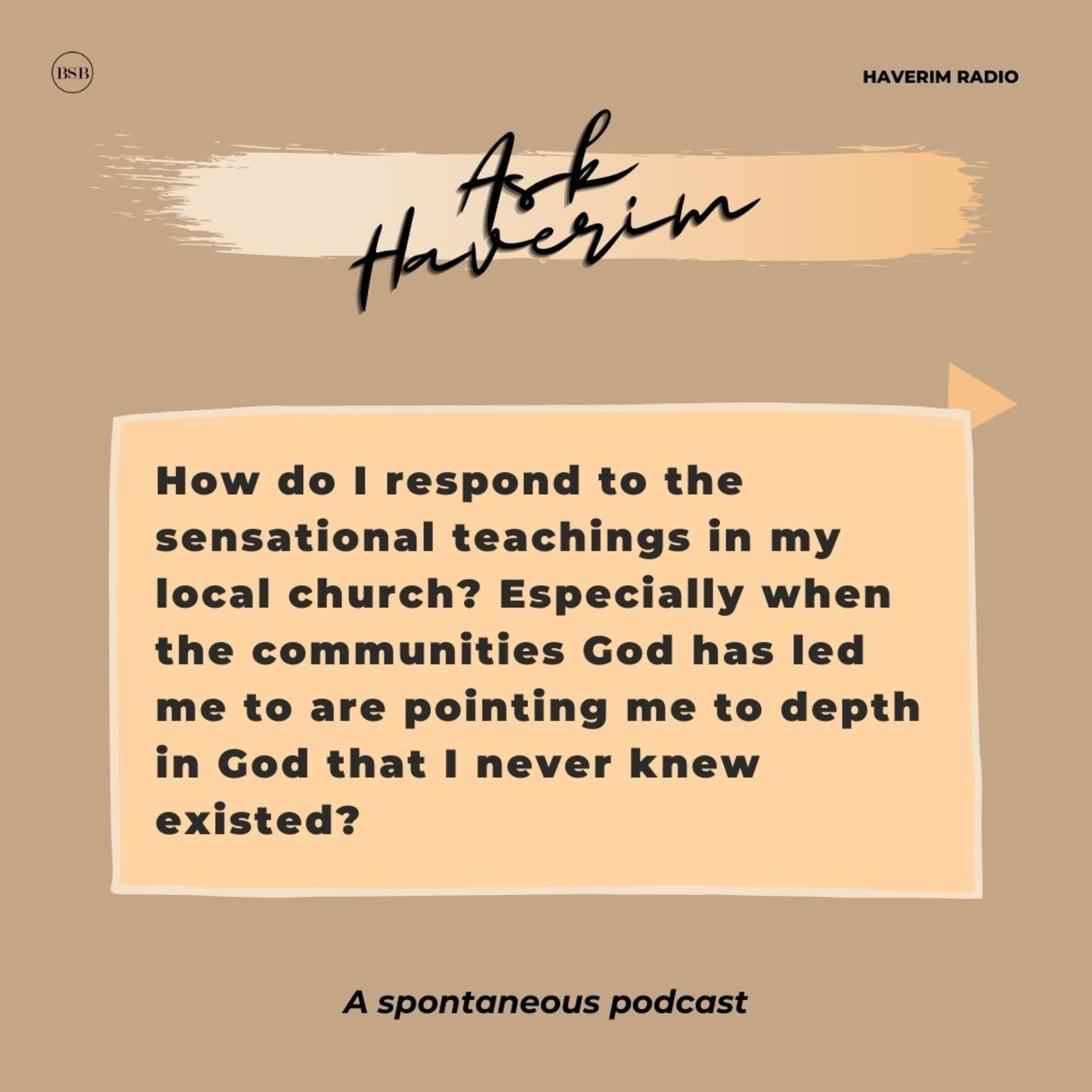 E 17 Q & A - Church sensationalism vs depth in small communities? How do I handle that?