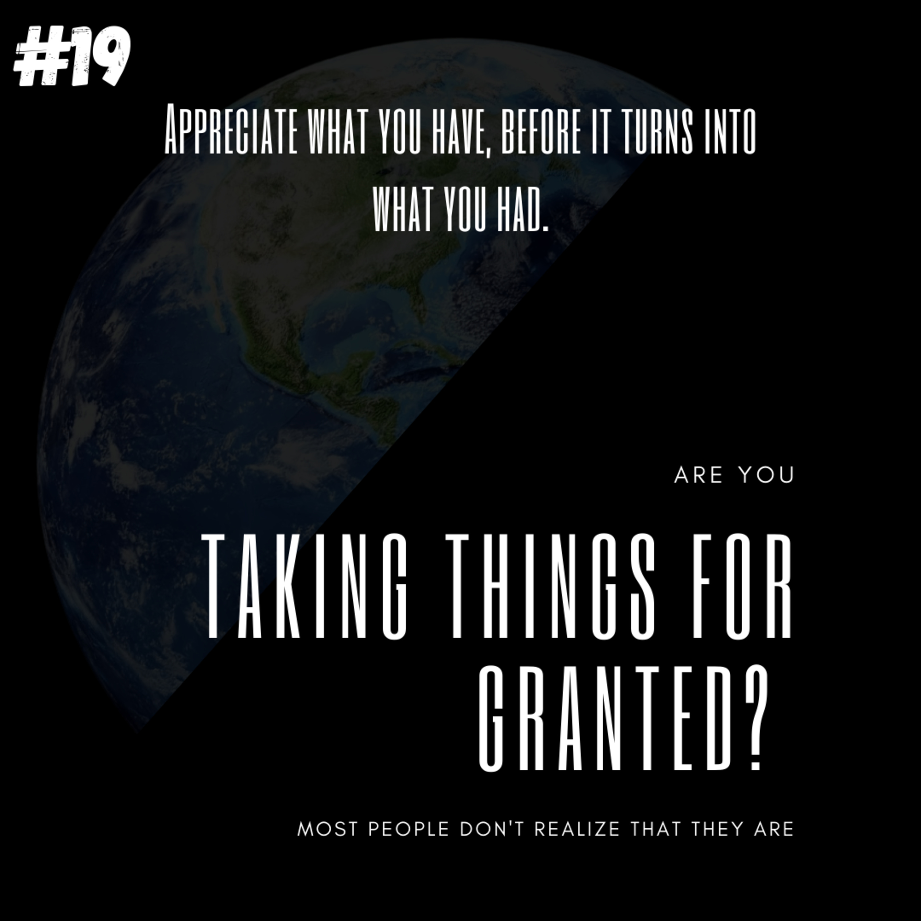 Taking Things For Granted? episode artwork