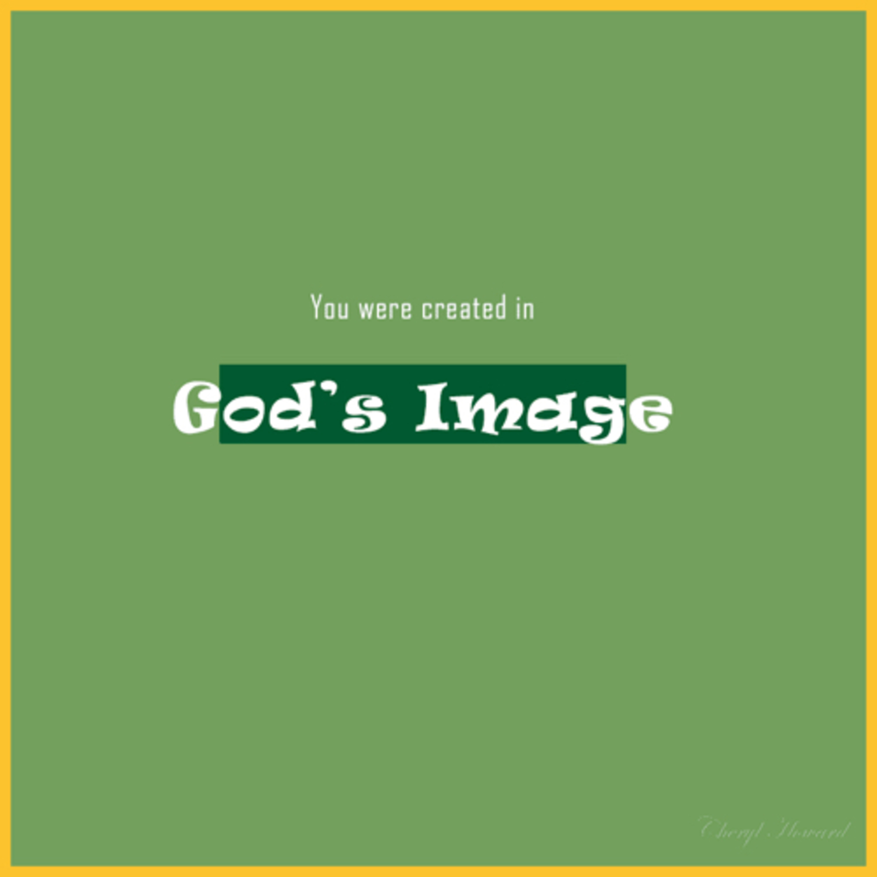 Created by God
