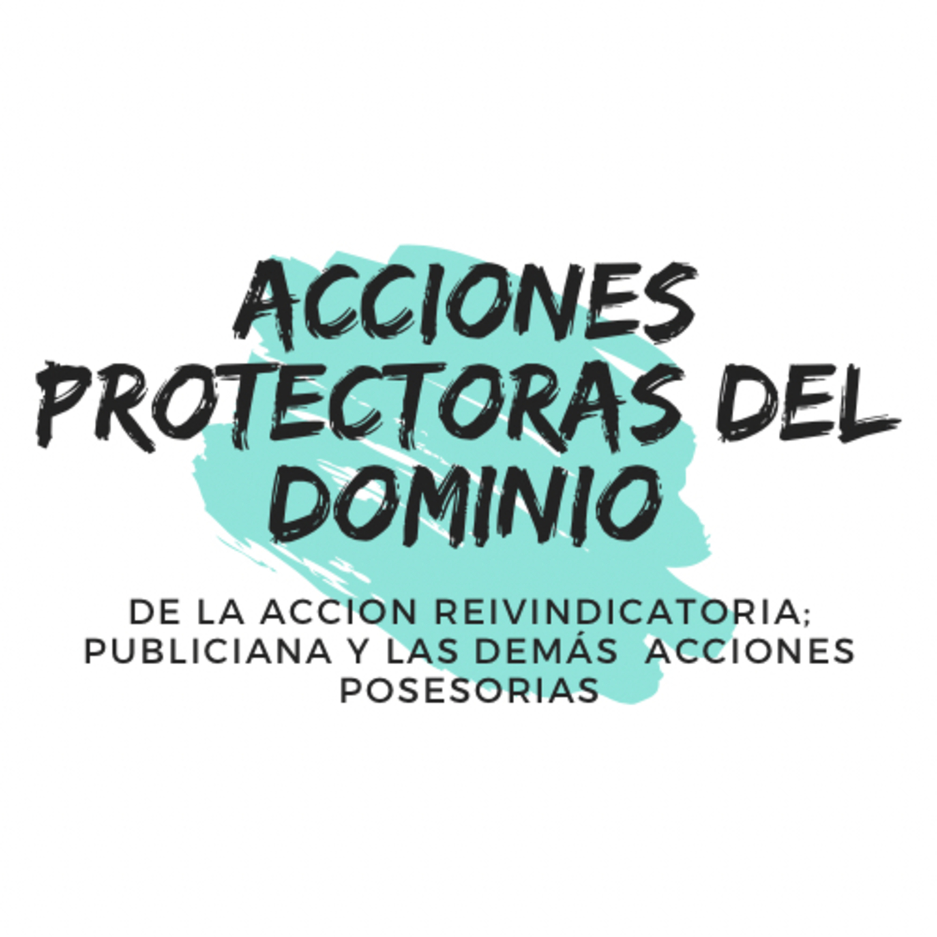 Los Bienes - De la Acción Reivindicatoria; y las demás acciones posesorias episode artwork
