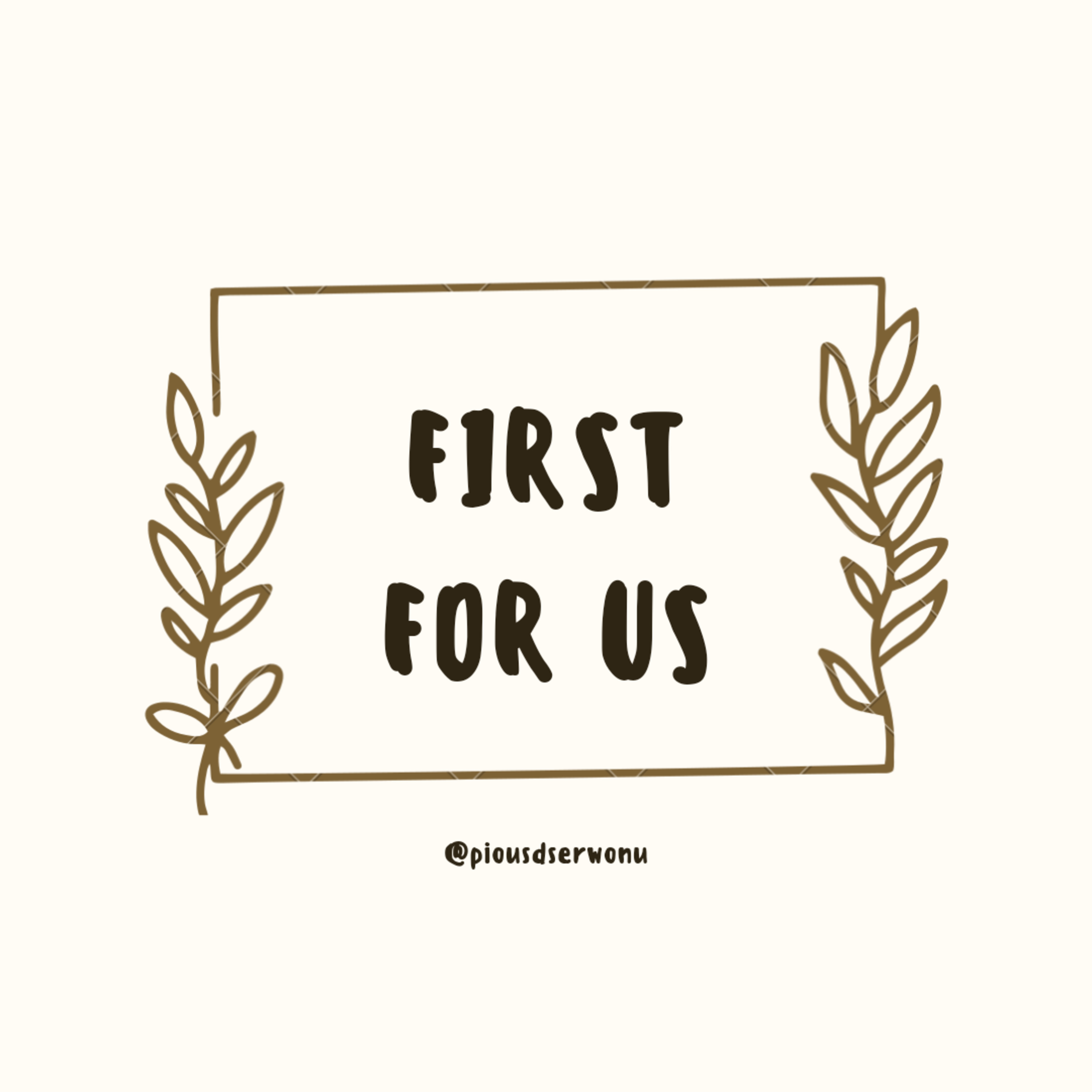 FIRST FOR US episode artwork