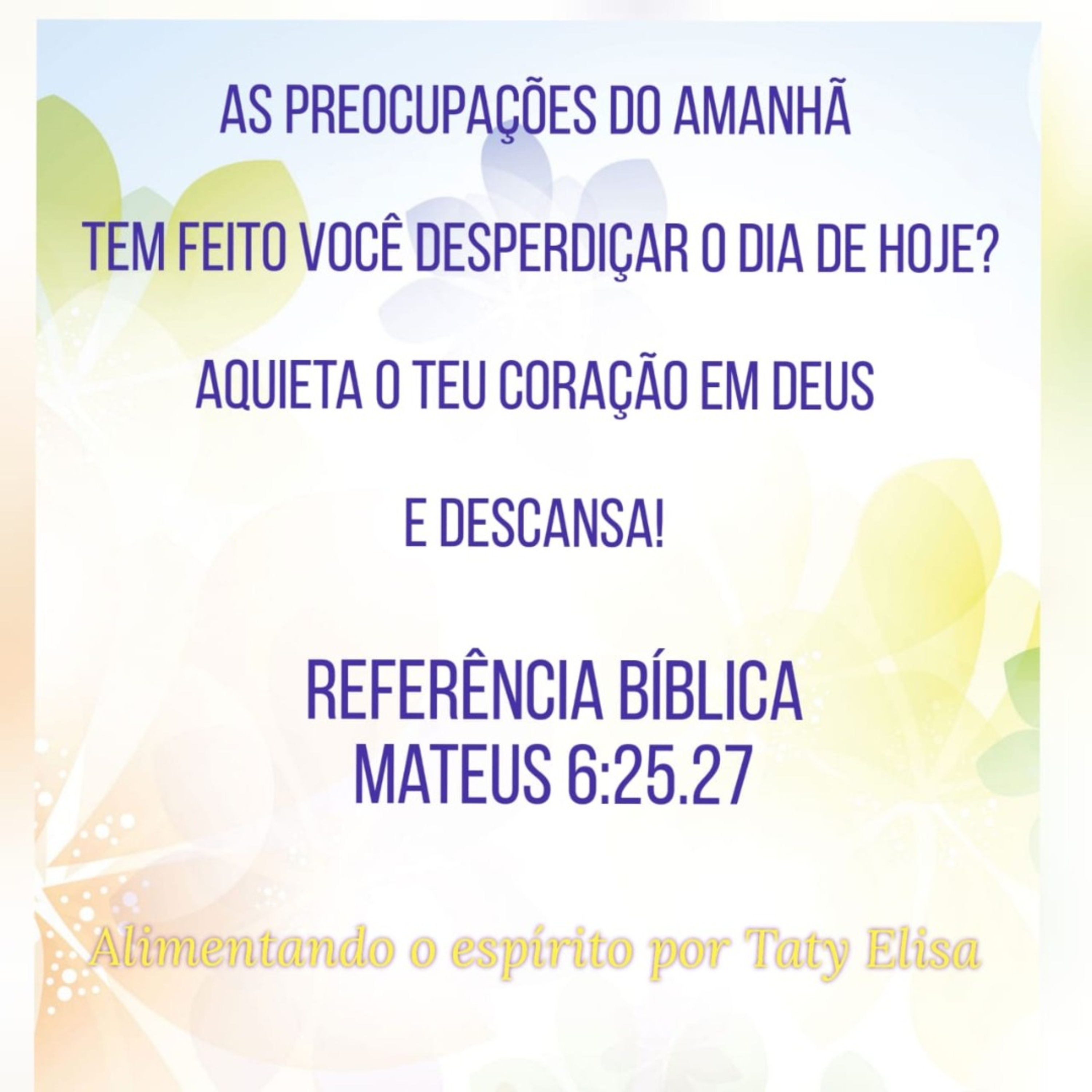 Alimentando O Espírito - Devocional Para Mulheres Por Taty Elisa