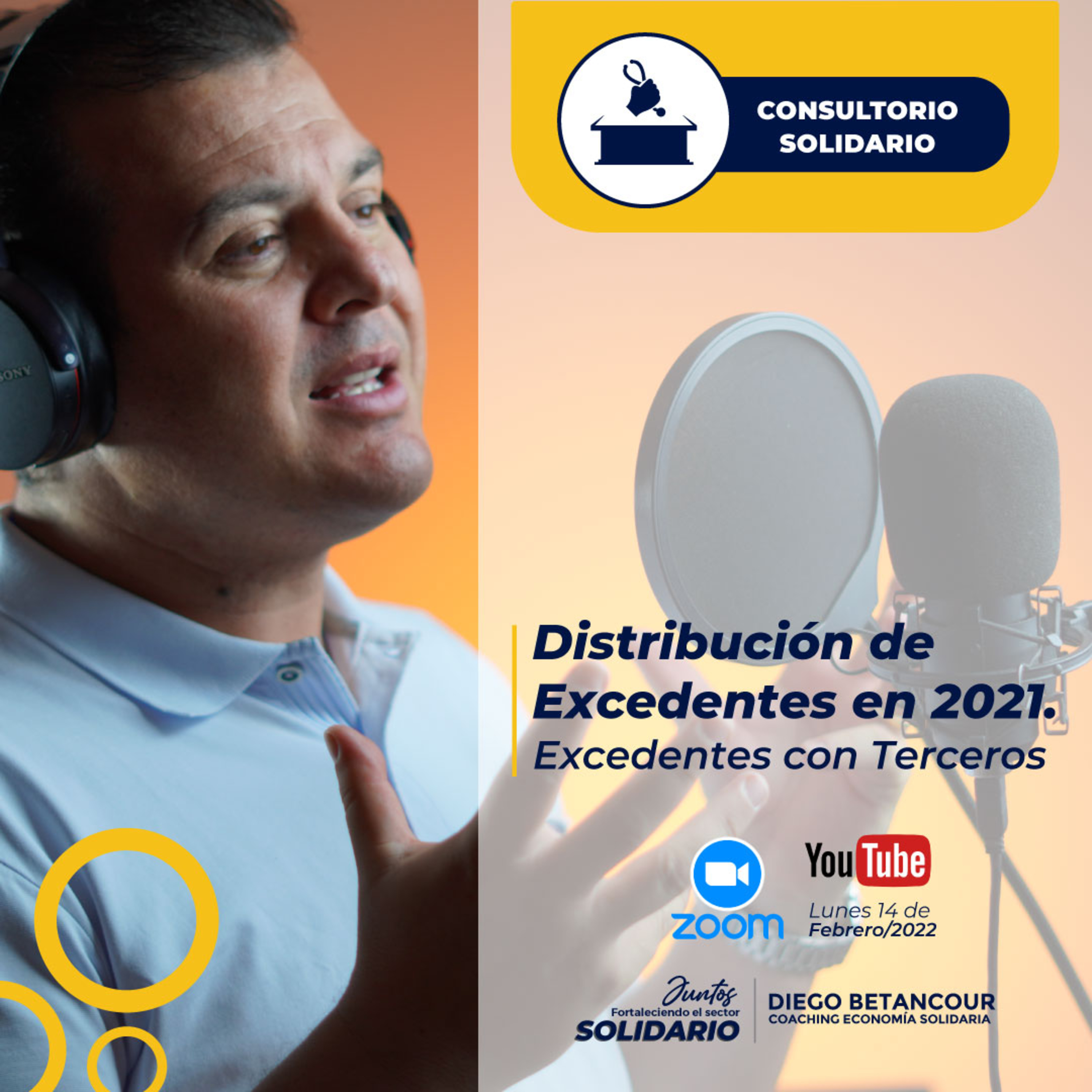 Consultorio Solidario | 14 de febrero | Distribución de Excedentes en 2021. Excedentes con Terceros episode artwork