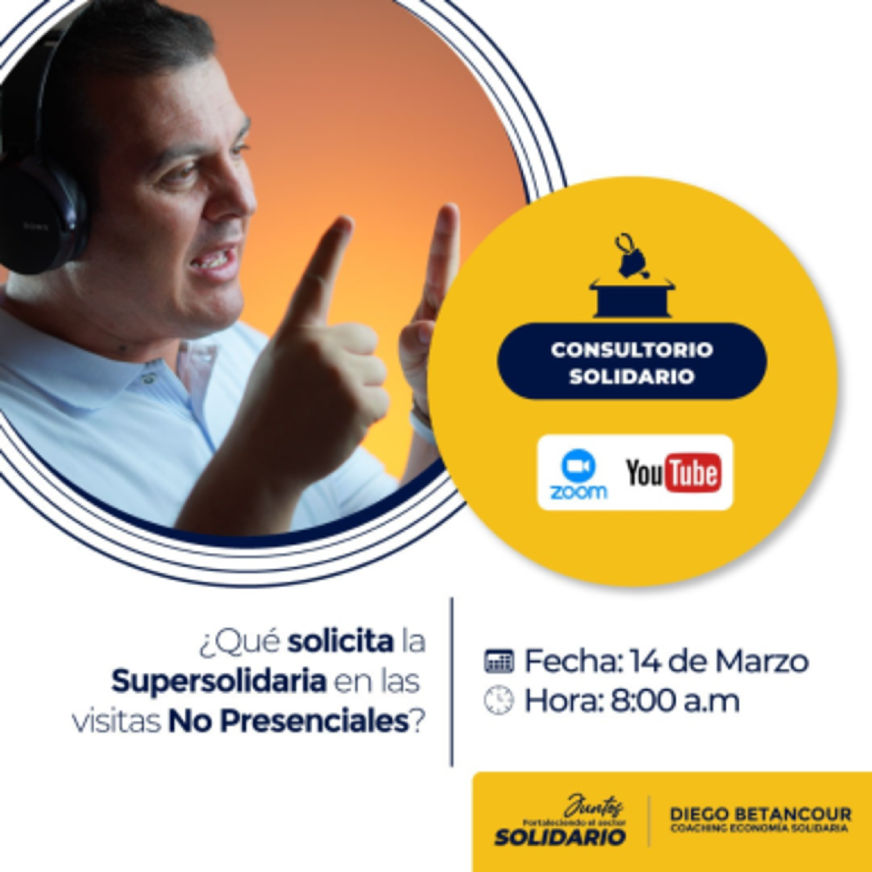 Consultorio Solidario | Marzo 14 | 📋Que Solicita la Supersolidaria en las visitas no presenciales? episode artwork