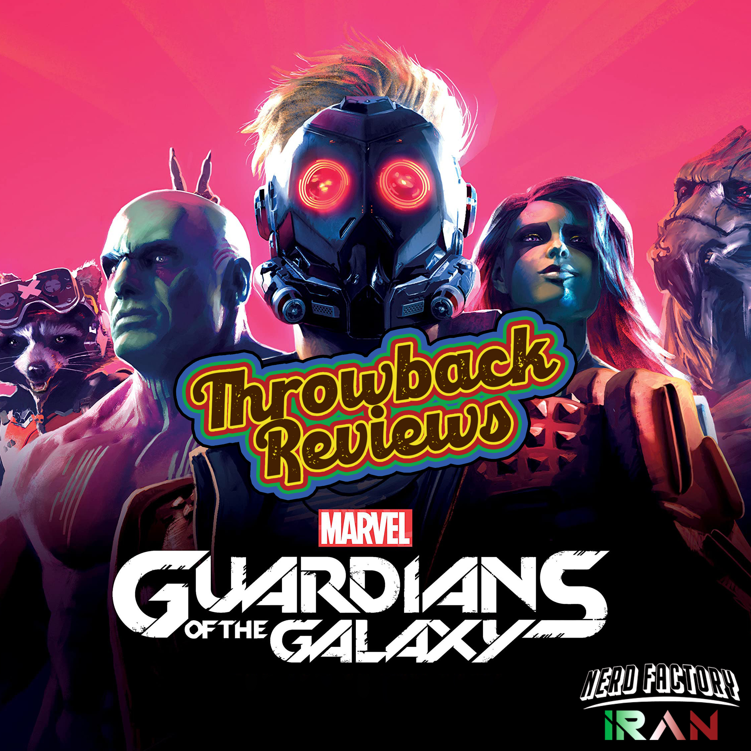کاور Throwback Reviews - Marvel's Guardians of the Galaxy