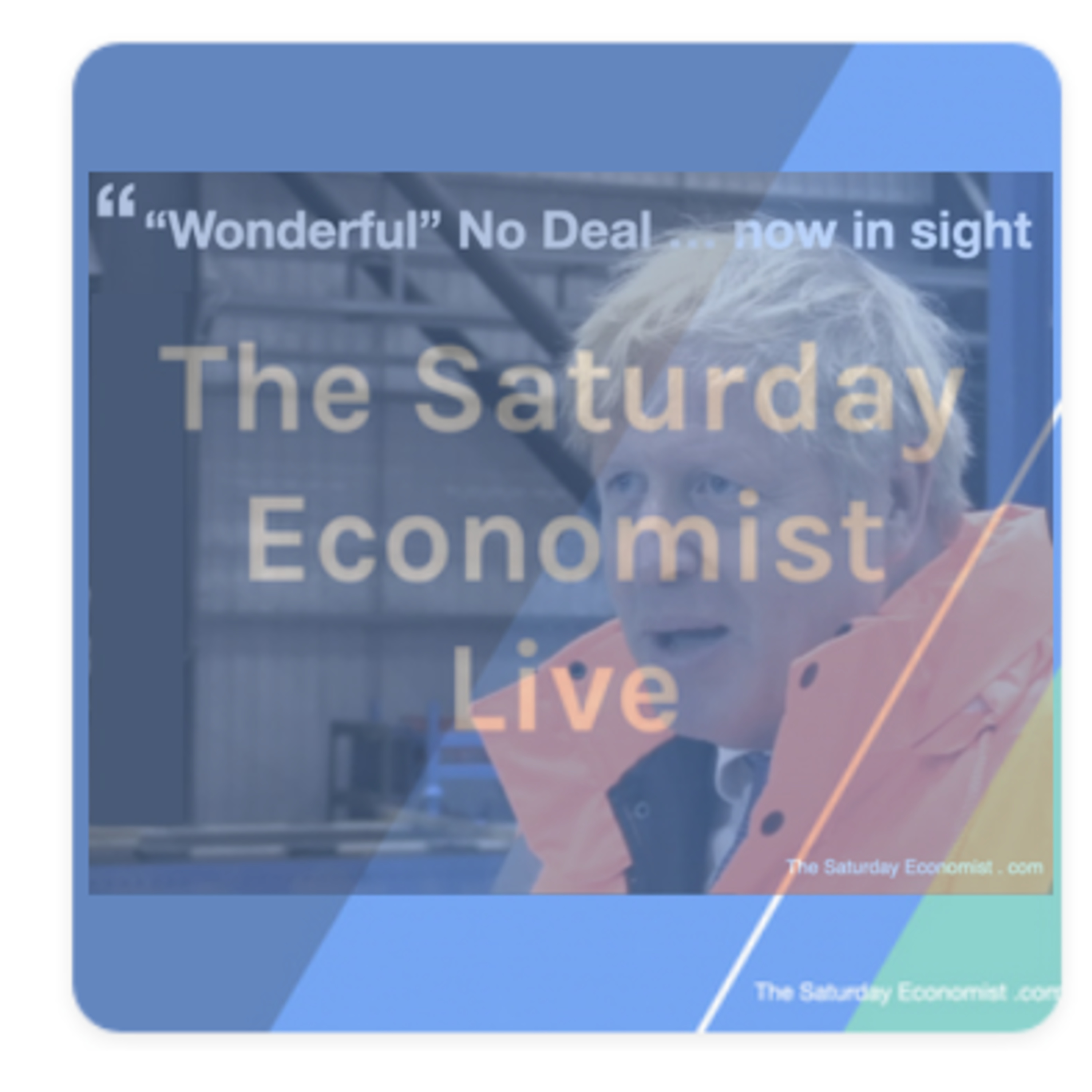 The Saturday Economist Live