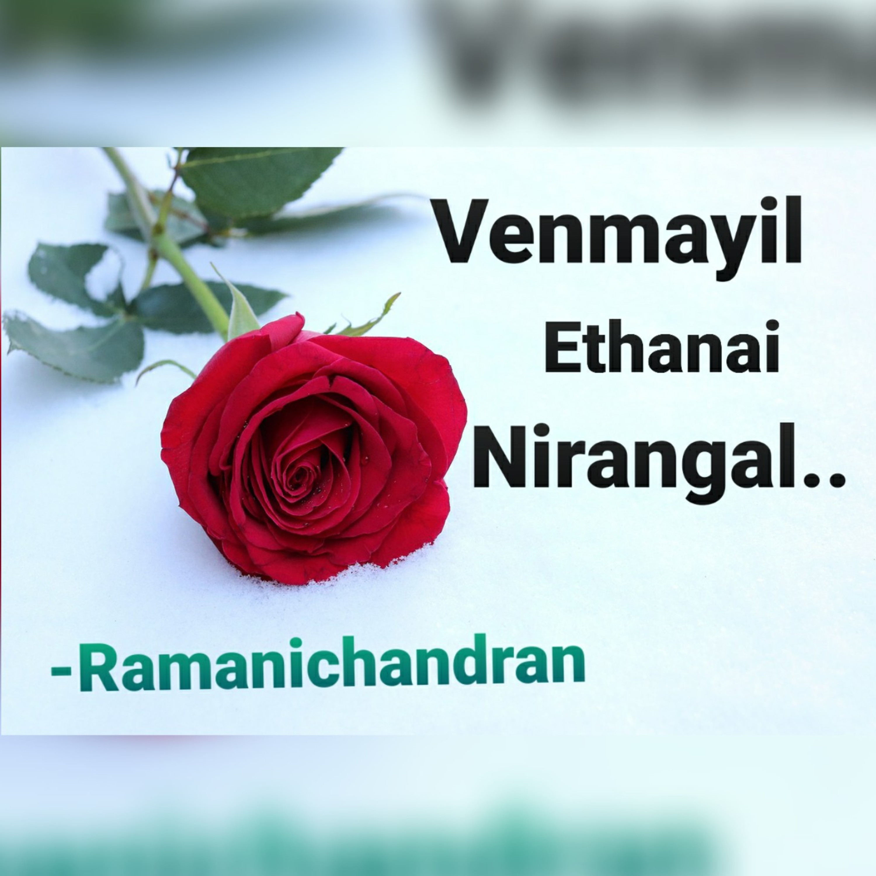 Episode - 4 Ramanichandran - Tamil - story - Novel VENMAYIL ETHANAI NIRANGAL