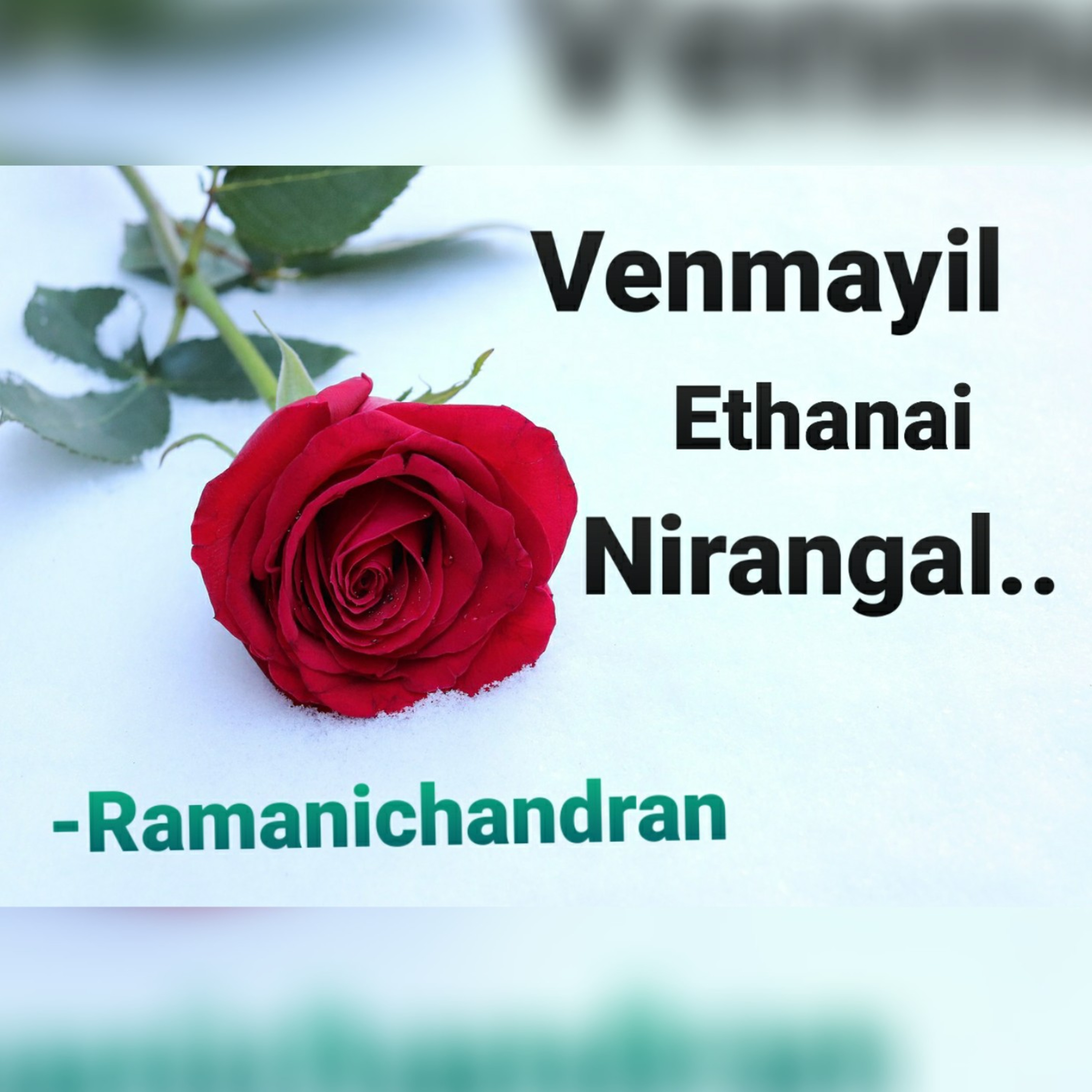 Episode - 9 Ramanichandran - Tamil - story - Novel VENMAYIL ETHANAI NIRANGAL