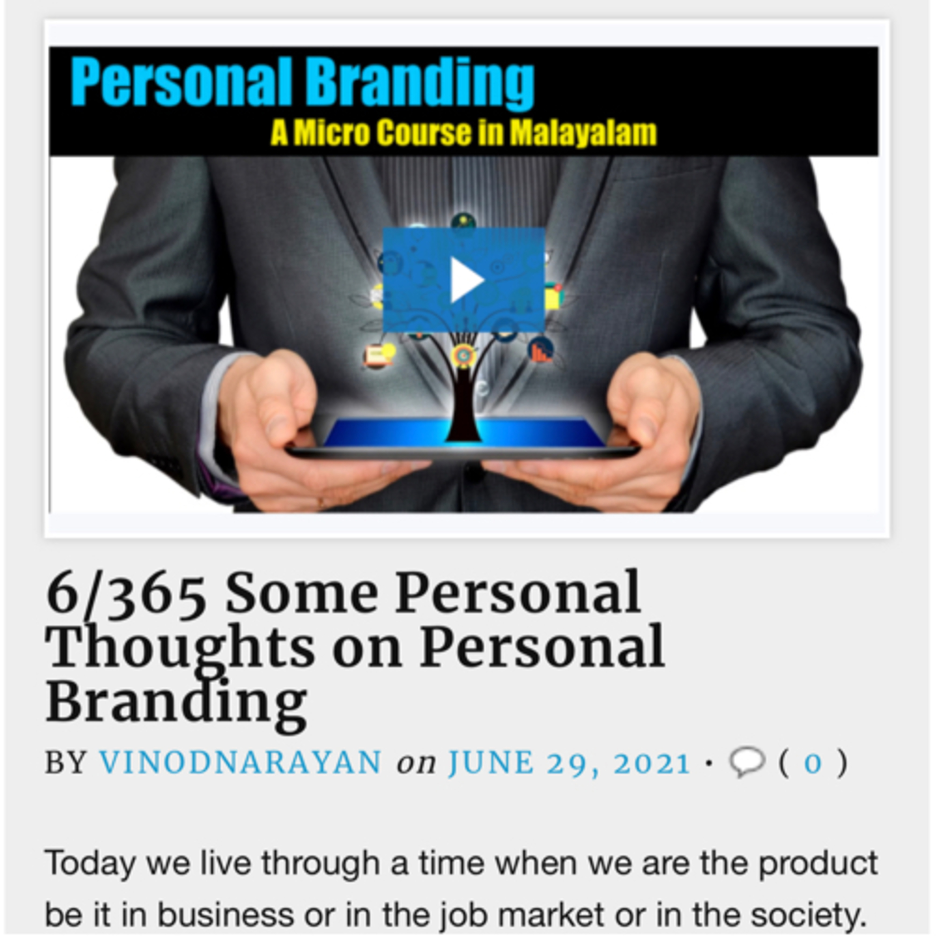 #189 Some Personal Thoughts on Personal Branding
