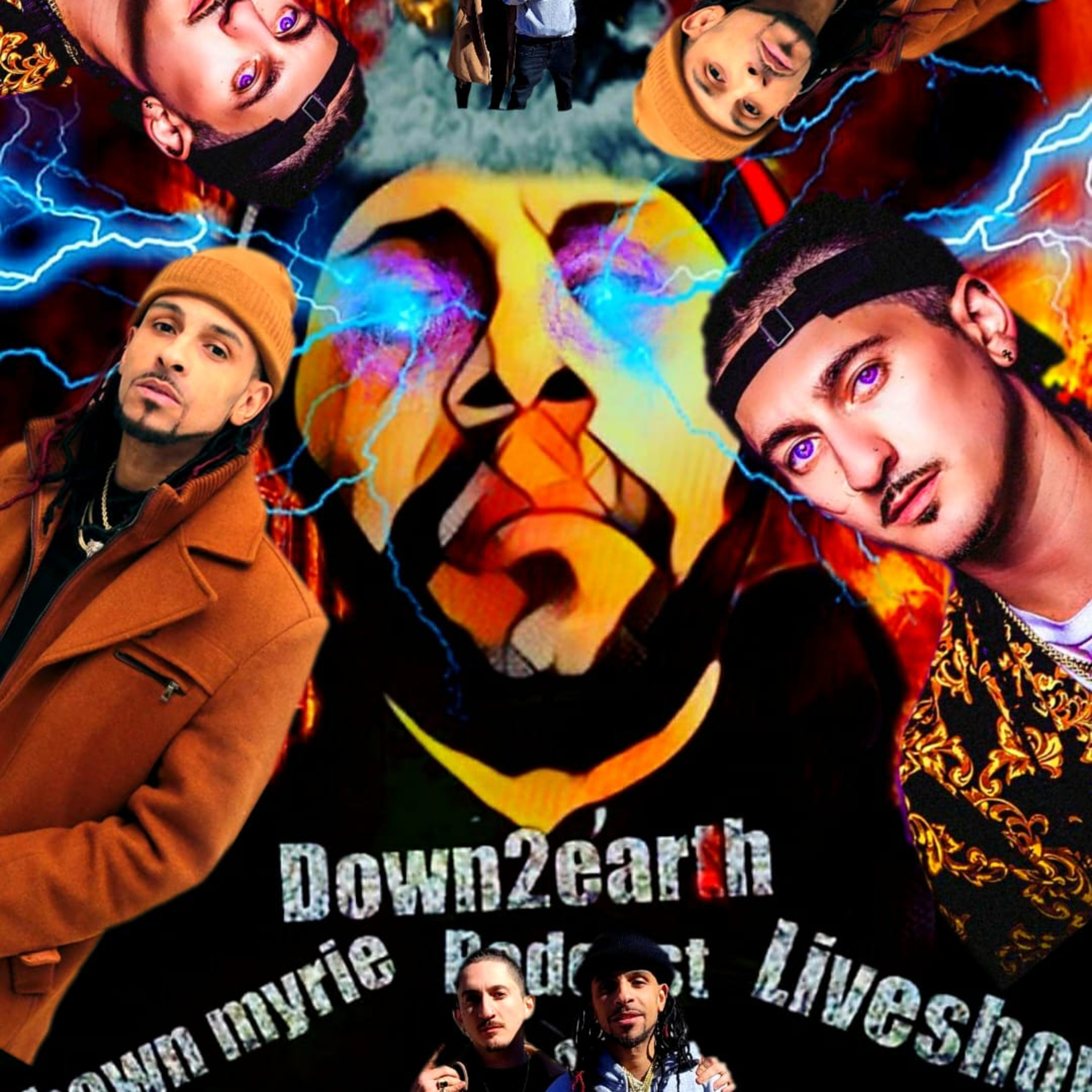 DOWN 2 EARTH podcast with special guests young stitch -casper marcus