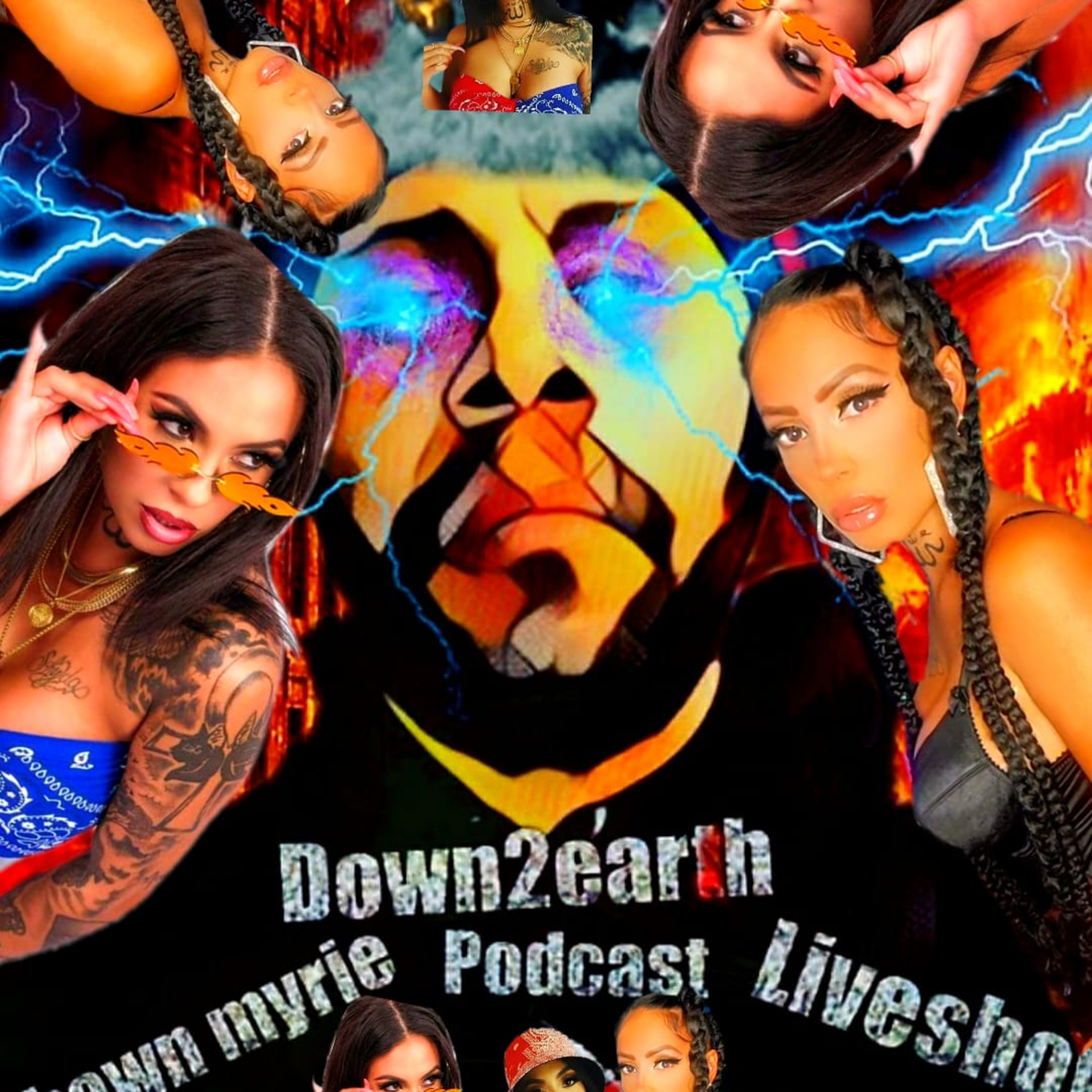  DOWN 2 EARTH podcast with special Guest artist FOREIGN enanitaxo episode artwork