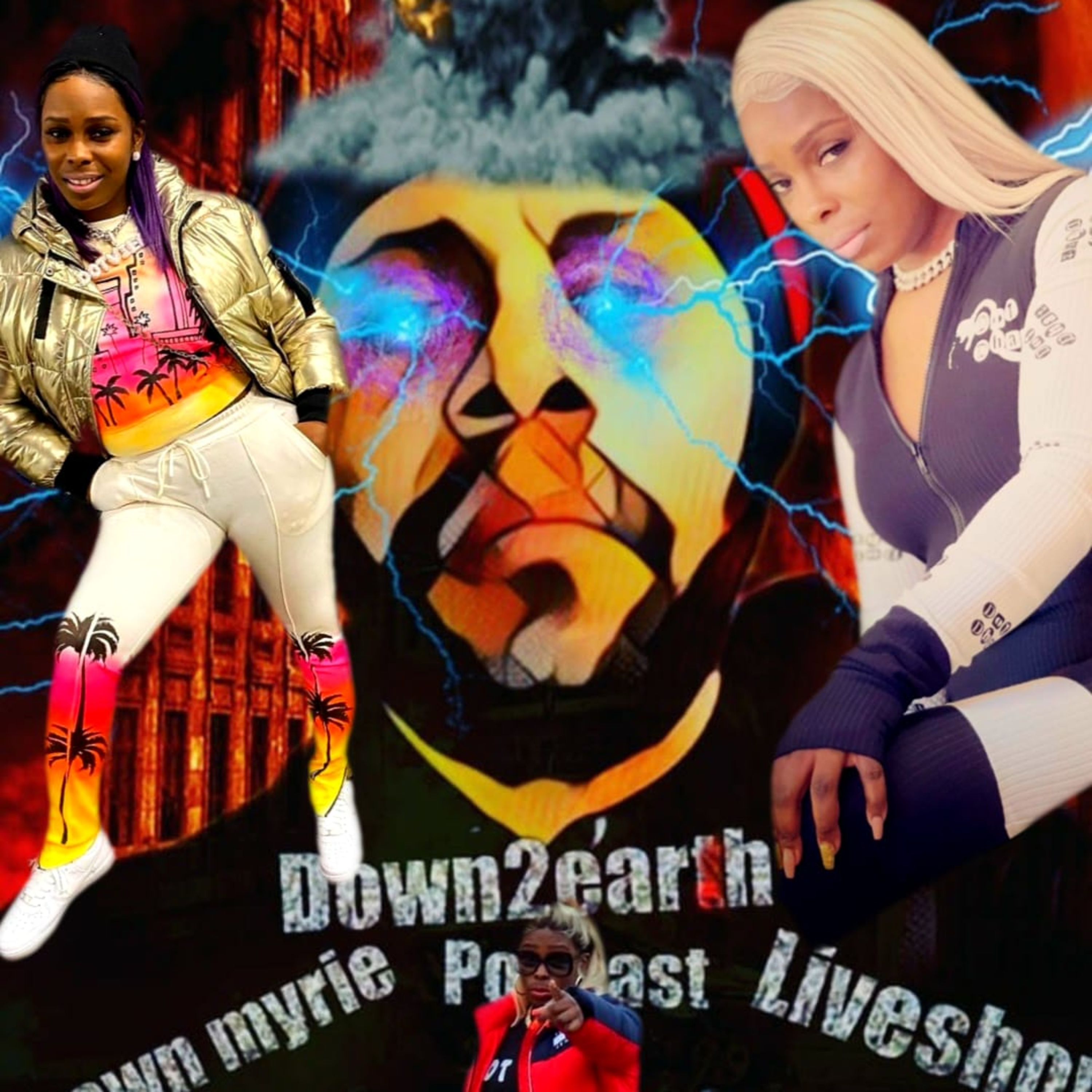 down2earth podcast with special guest artist the dotviera experience episode artwork