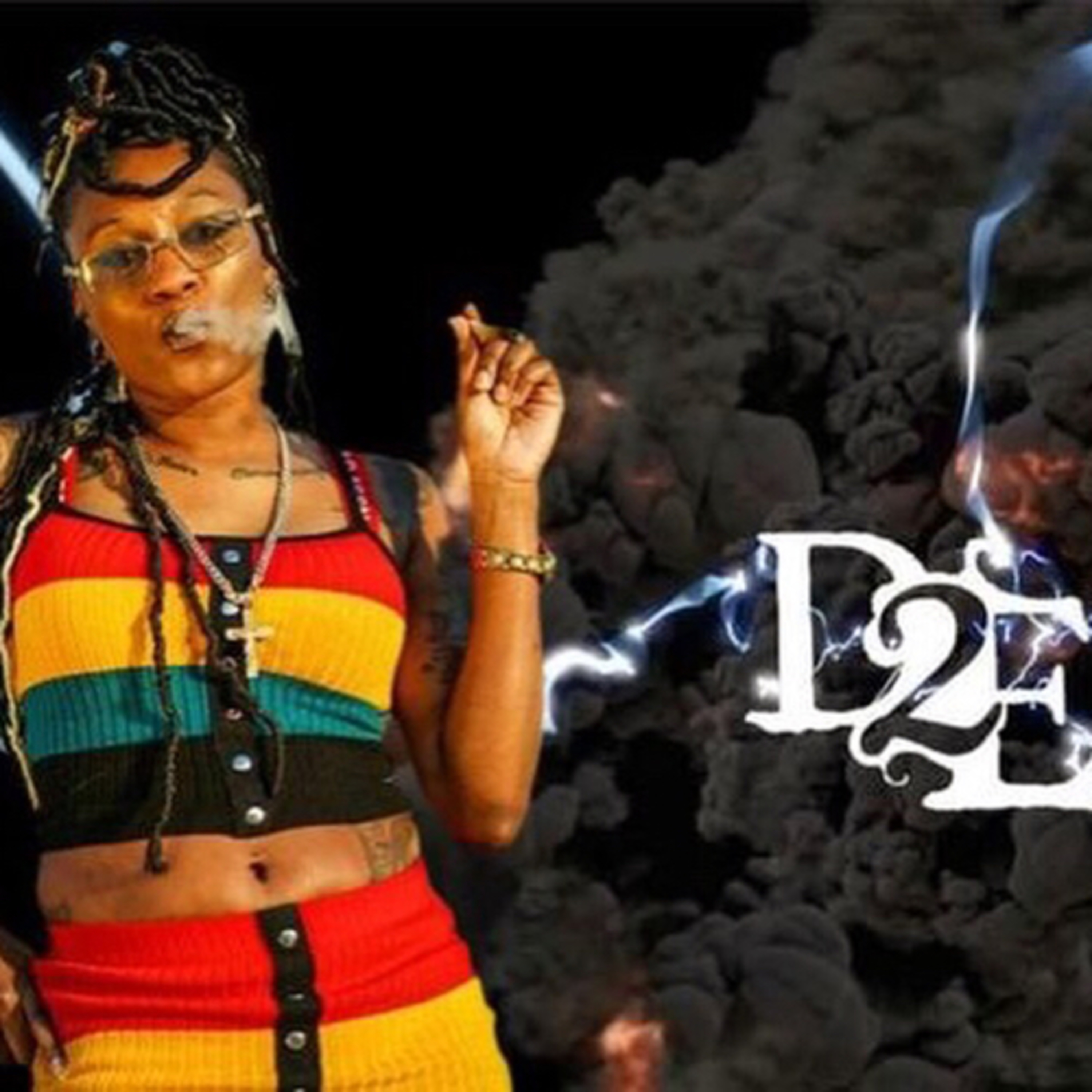 down 2 earth podcast with special guest artist pimptress episode artwork