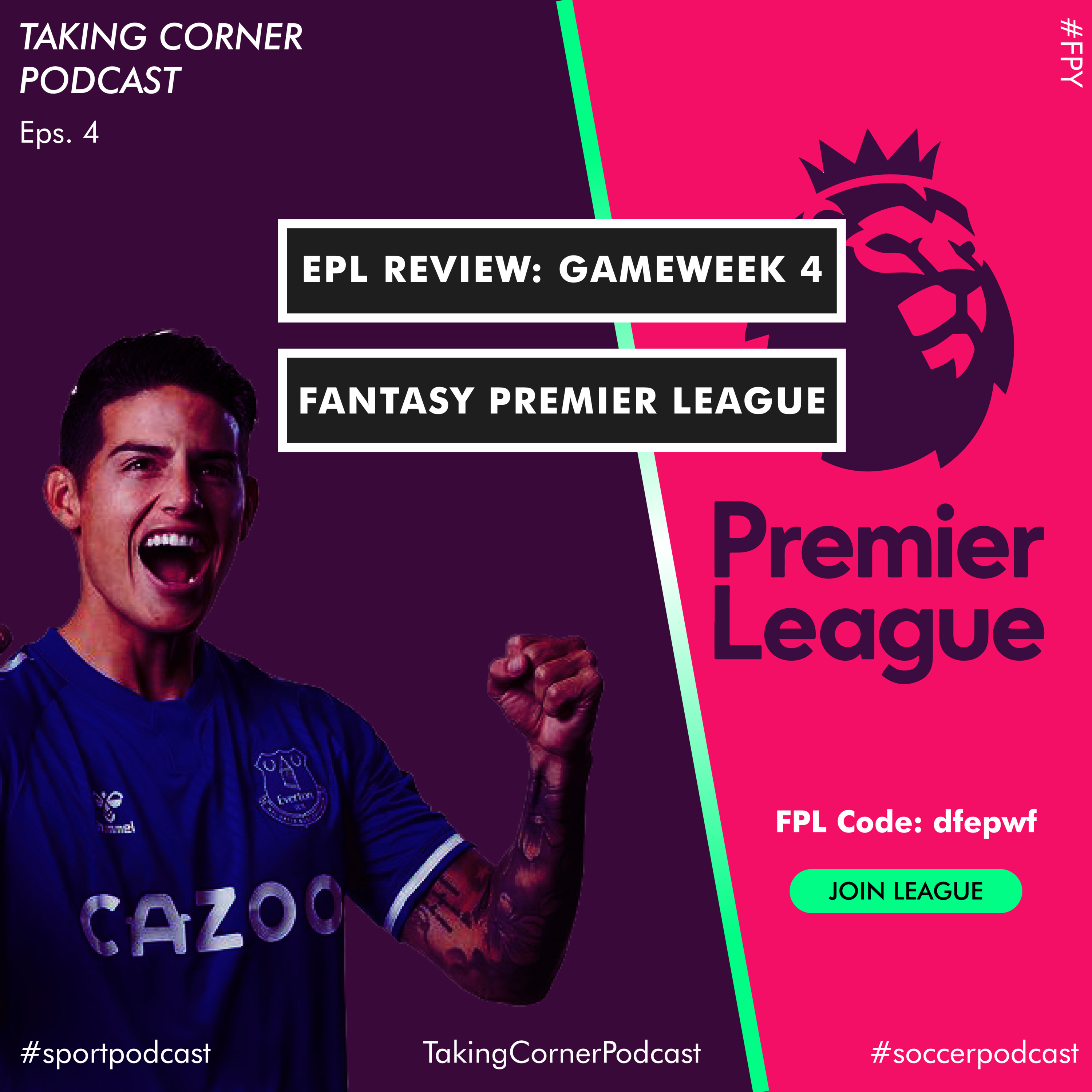 #TAKINGCORNERPODCAST EPS 4: EPL Review GW 4 & Bahas FPL!