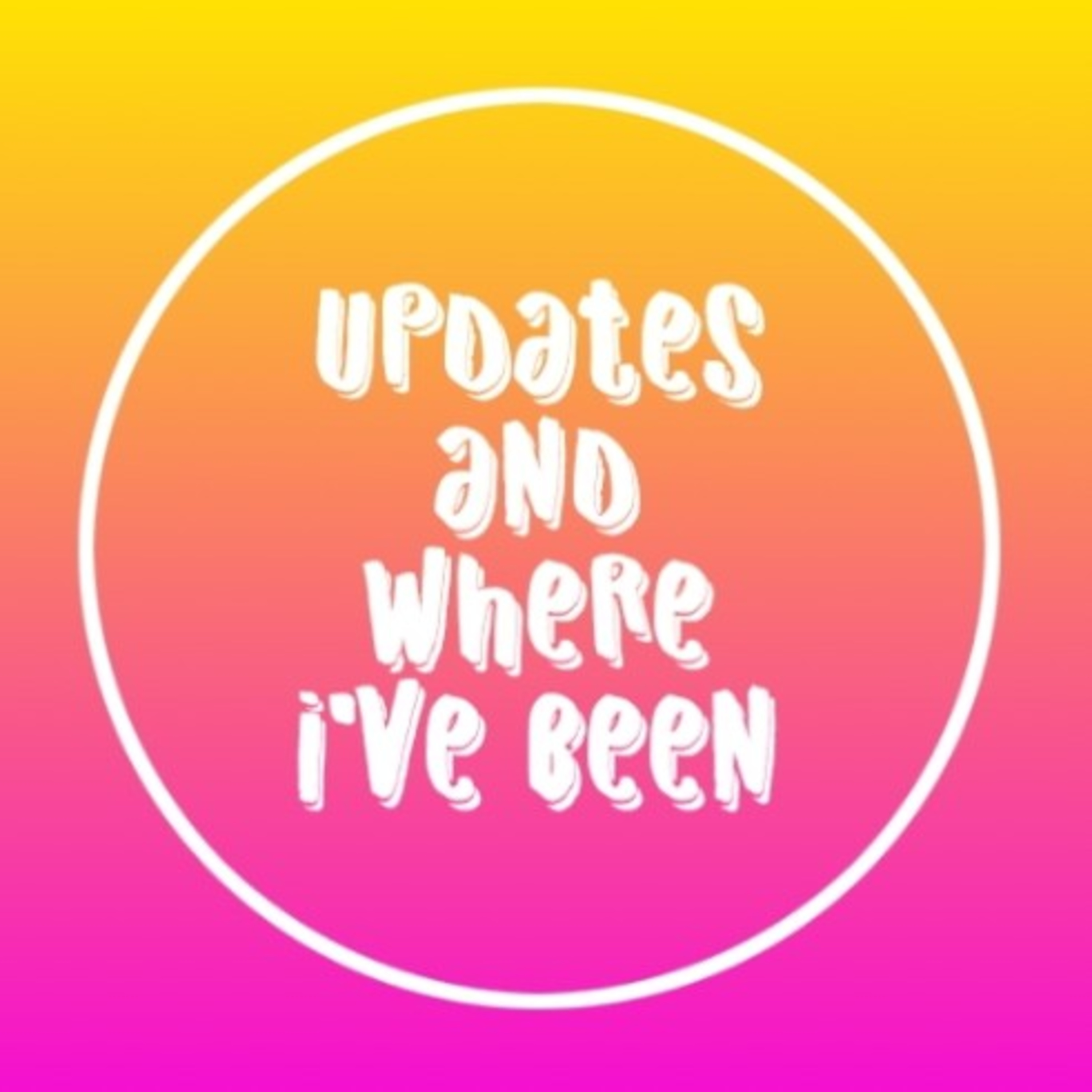 Updates and Where I've Been  episode artwork