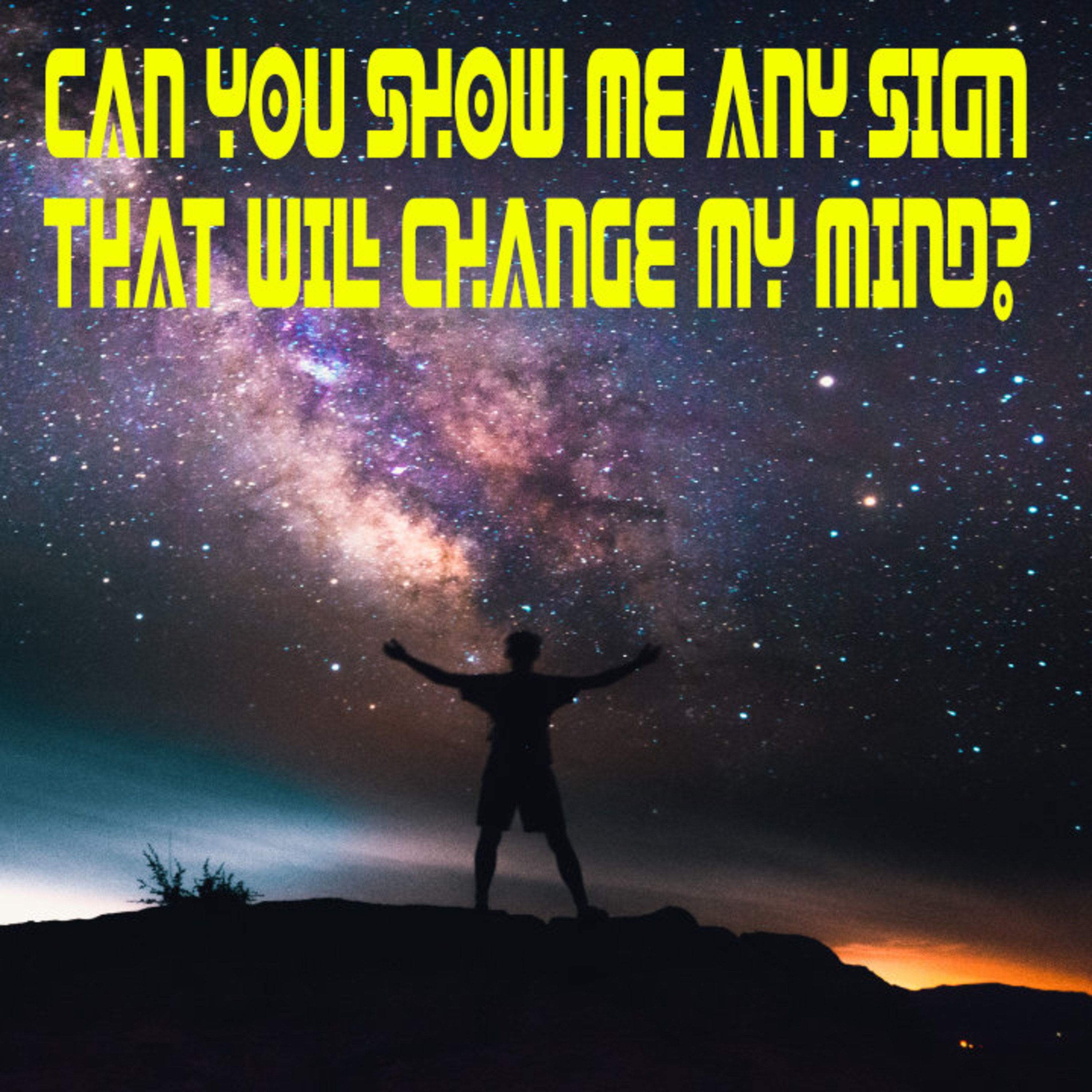 Can You Show Me ANY Sign That Will Change My Mind? episode artwork