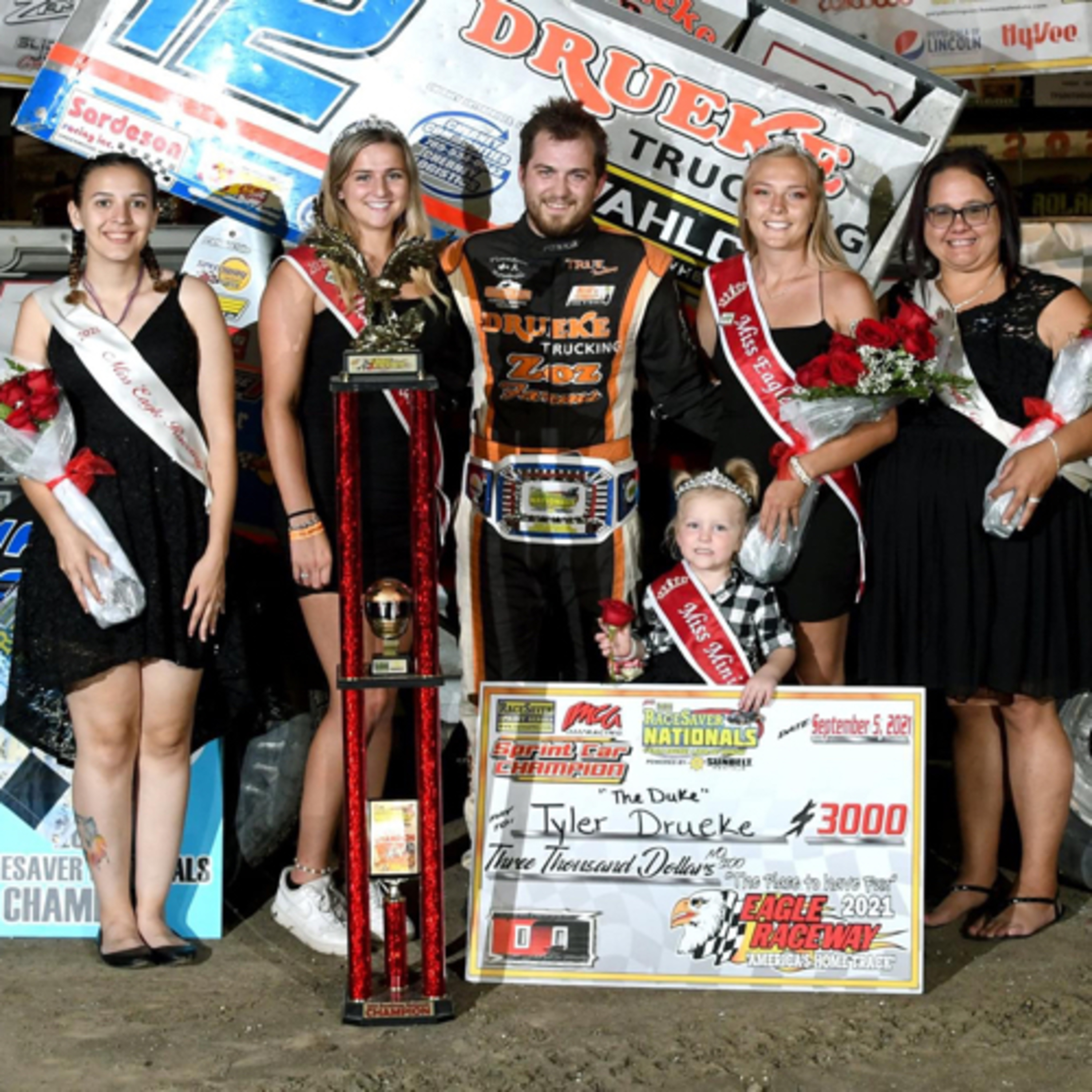 Tyler Drueke 2021 Racesaver Nationals Champion