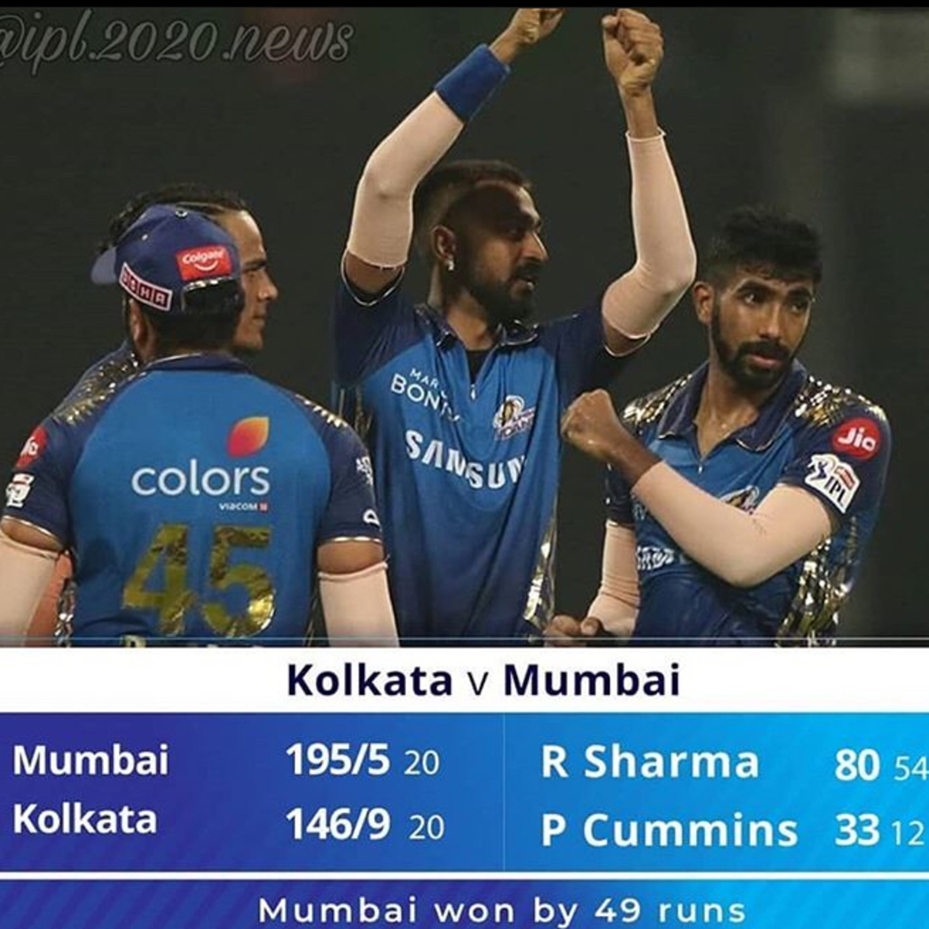 Kkr vs mi