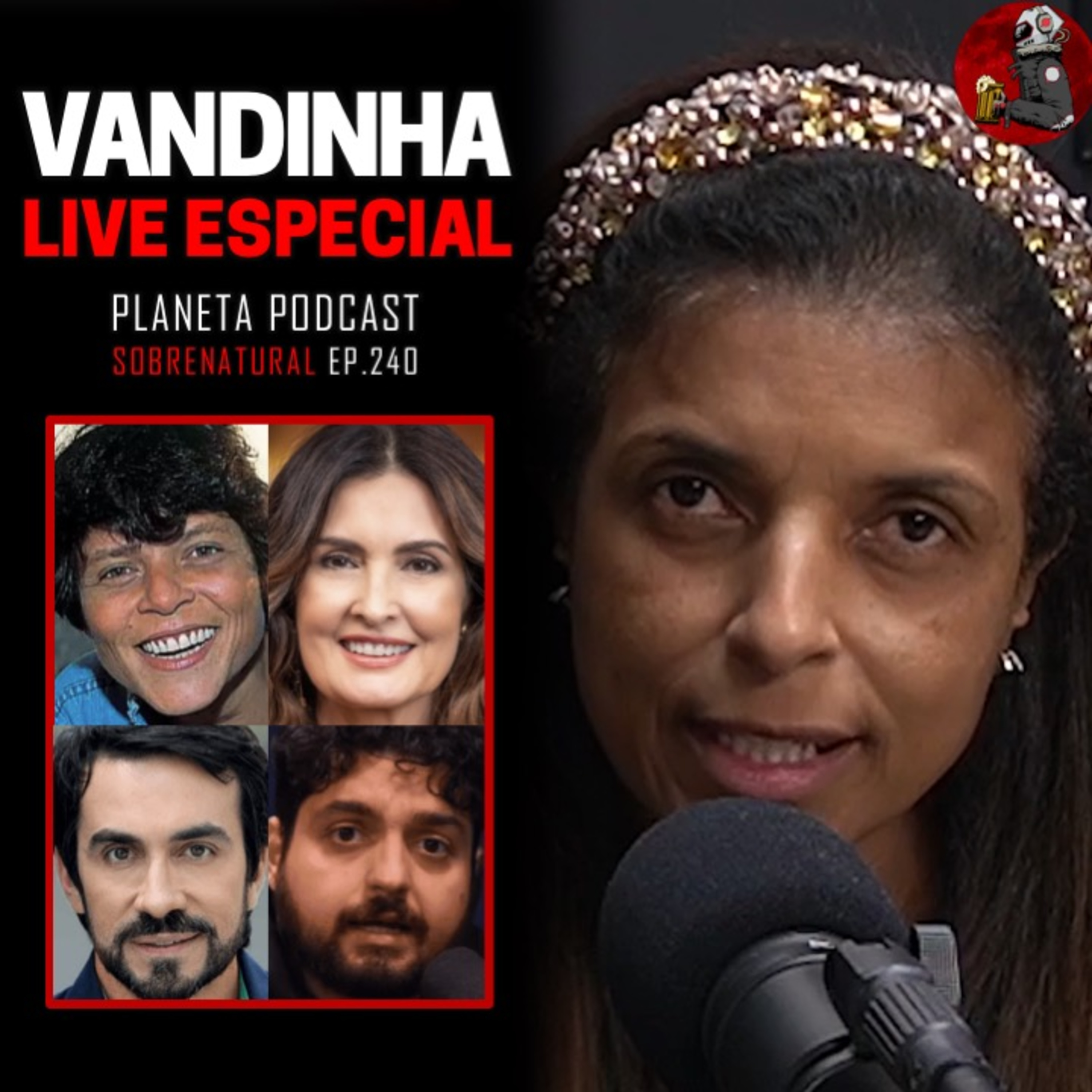 VANDINHA: Padre Fábio de Melo, Monark, Fátima Bernardes, Cássia Eller | Planeta Podcast #240  episode artwork