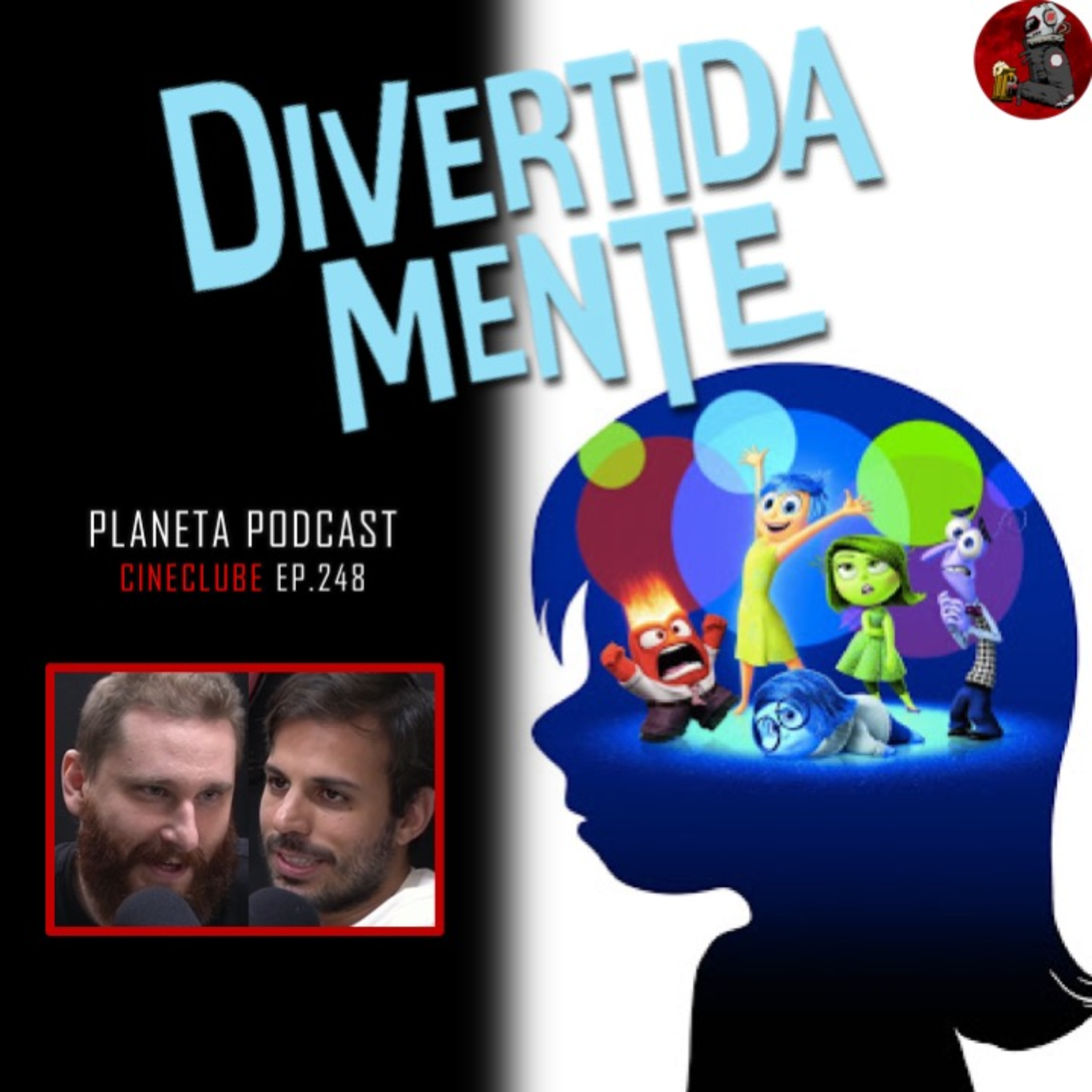 CineClube: DIVERTIDAMENTE com Rosso e Daniel | Planeta Podcast #248 episode artwork