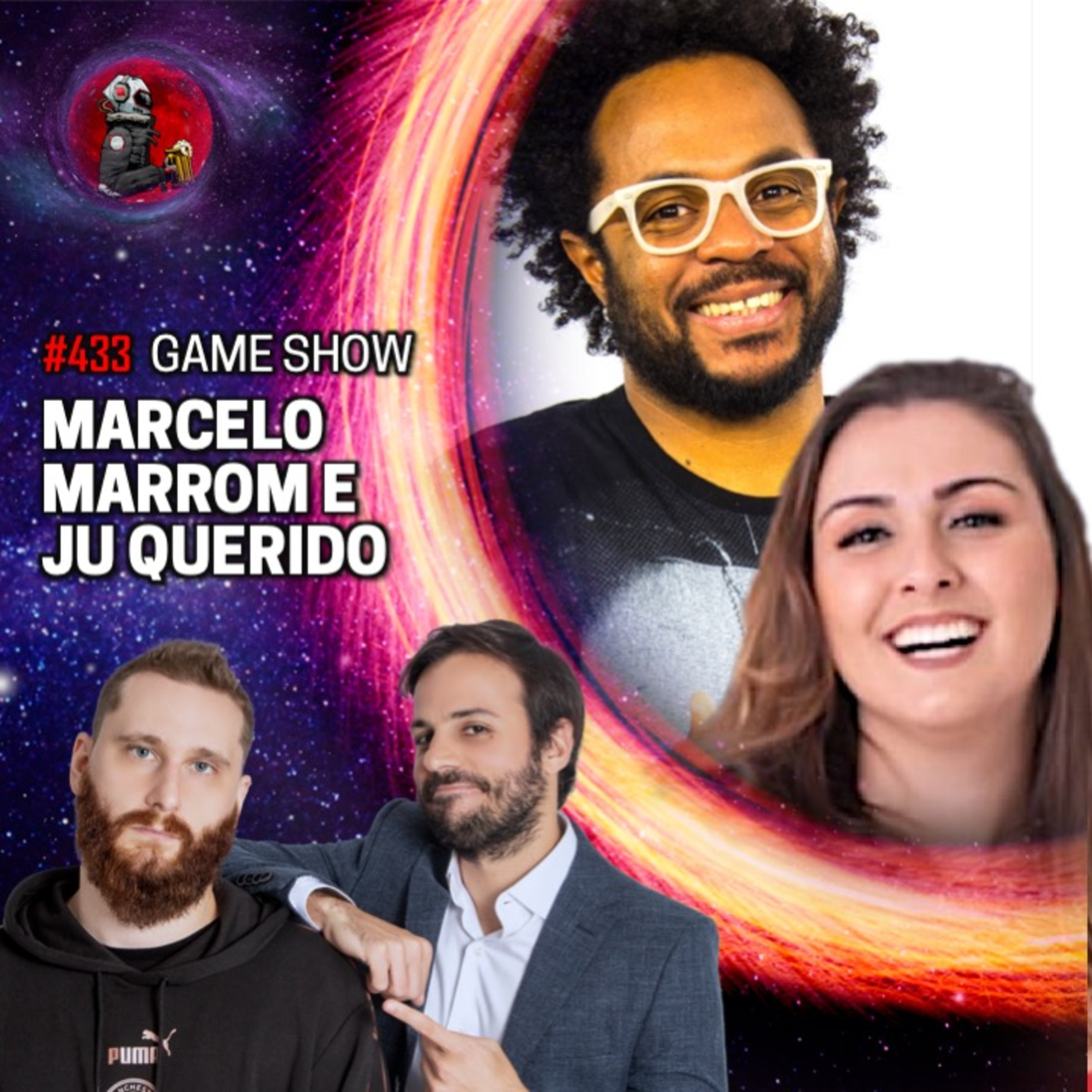 GAME SHOW COM MARCELO MARROM E JU QUERIDO | Planeta Podcast #433 episode artwork