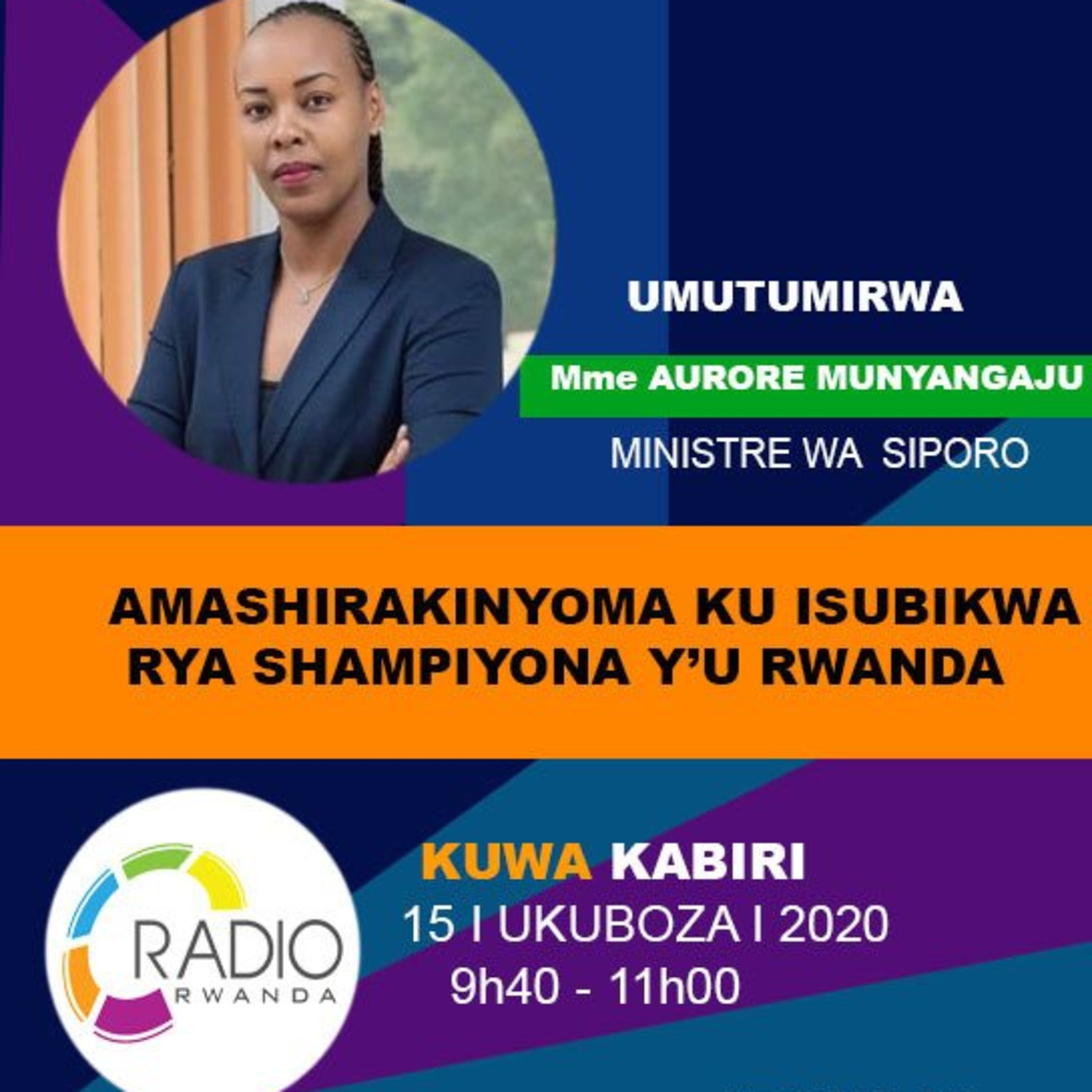 Kurwaza #Covid_19 mu makipe sicyo kibazo - Minisitiri wa Siporo Munyangaju Aurore Mimosa