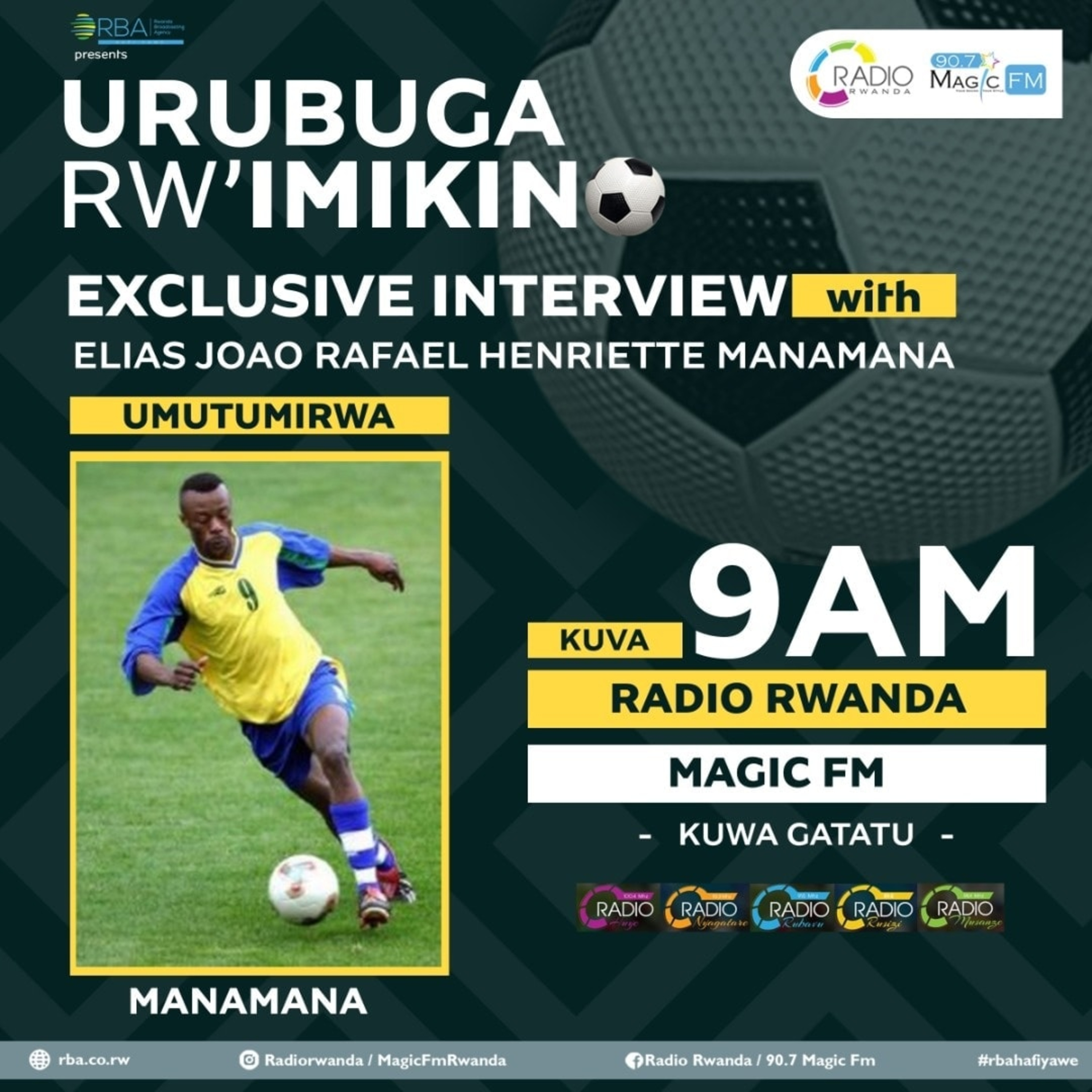 Umukinnyi ManaMana wakiniye Amavubi, Ronaldo na Juventus basebeye mu rugo....UMVA URUBUGA RW'IMIKINO 10 03 2021 kuri RADIO RWANDA