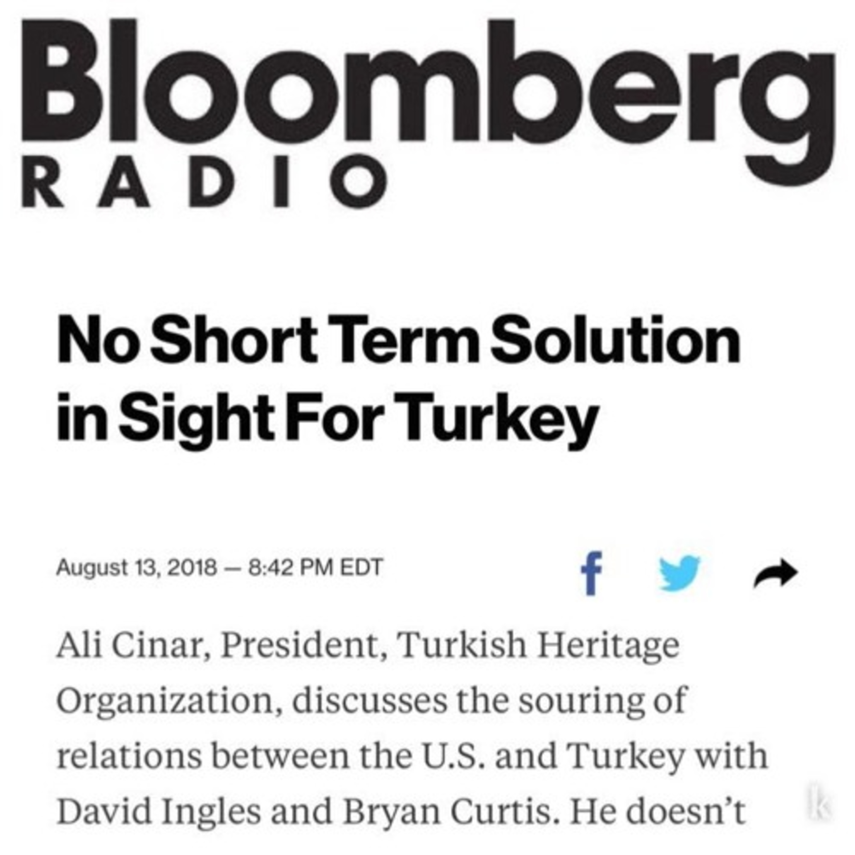 No Short Term Solution in Sight For Turkey episode artwork