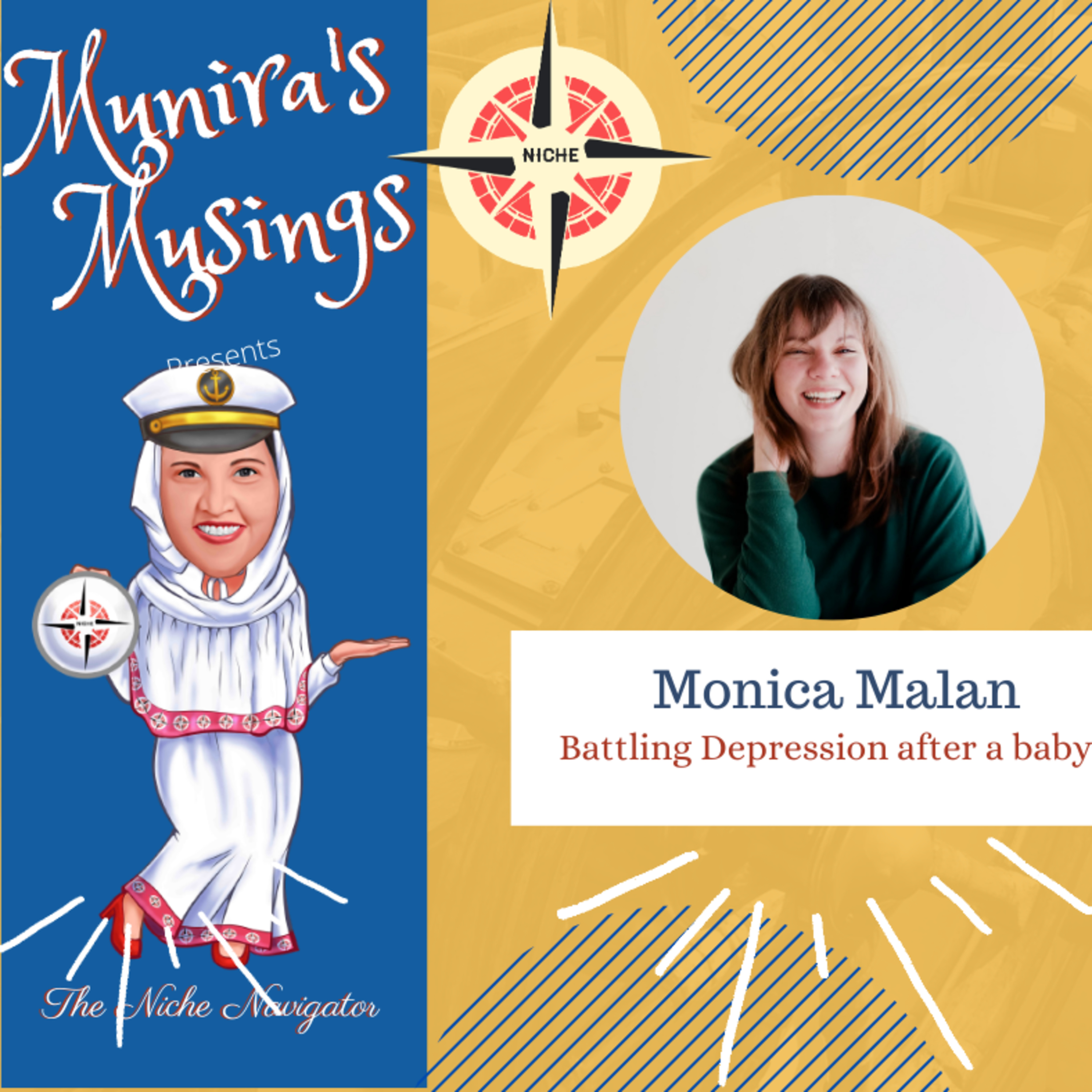 S6. 14. How to over come depression after a baby - Monika Malan || Munira Zahabi