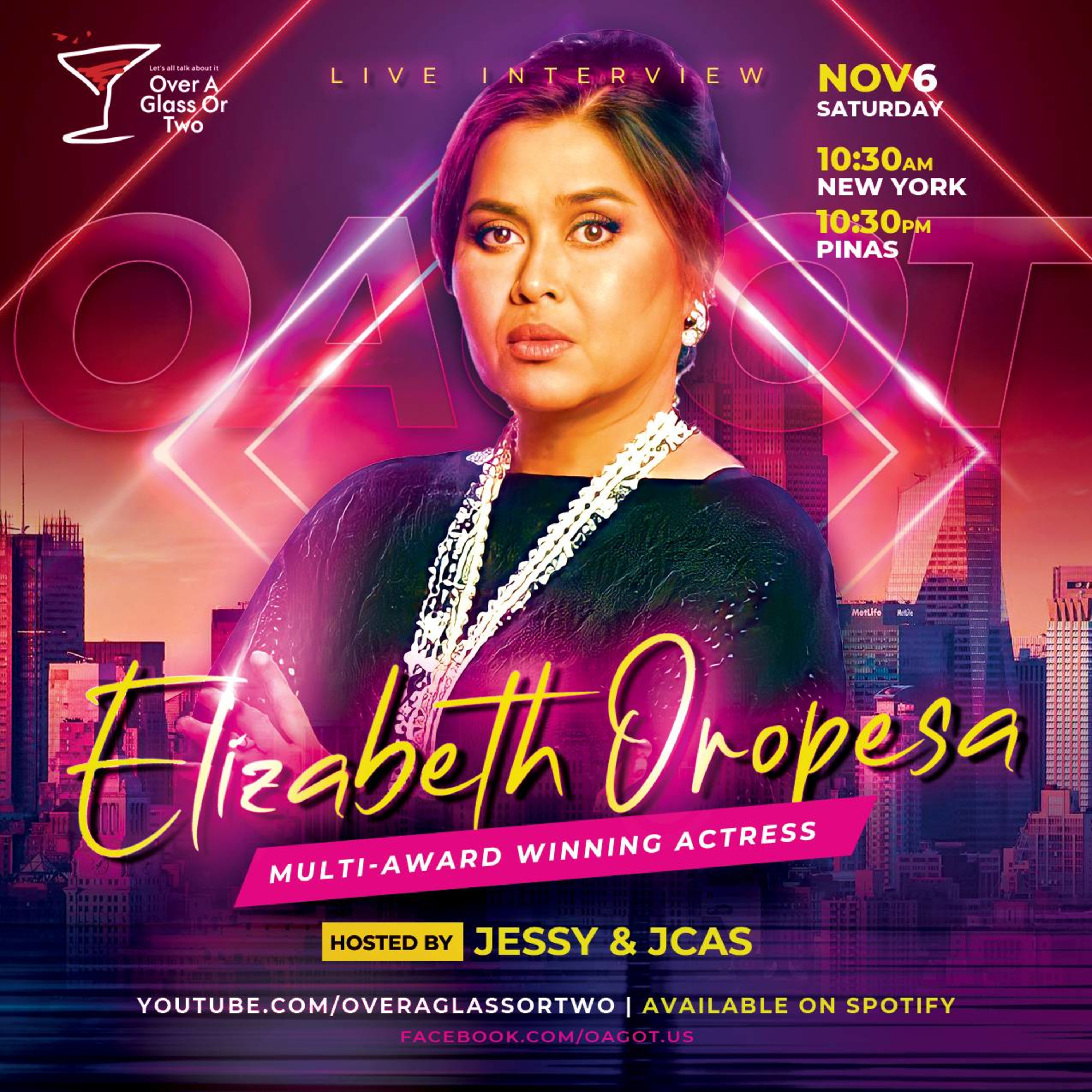 🤩 Elizabeth Oropesa LIVE Interview! #OAGOT episode artwork