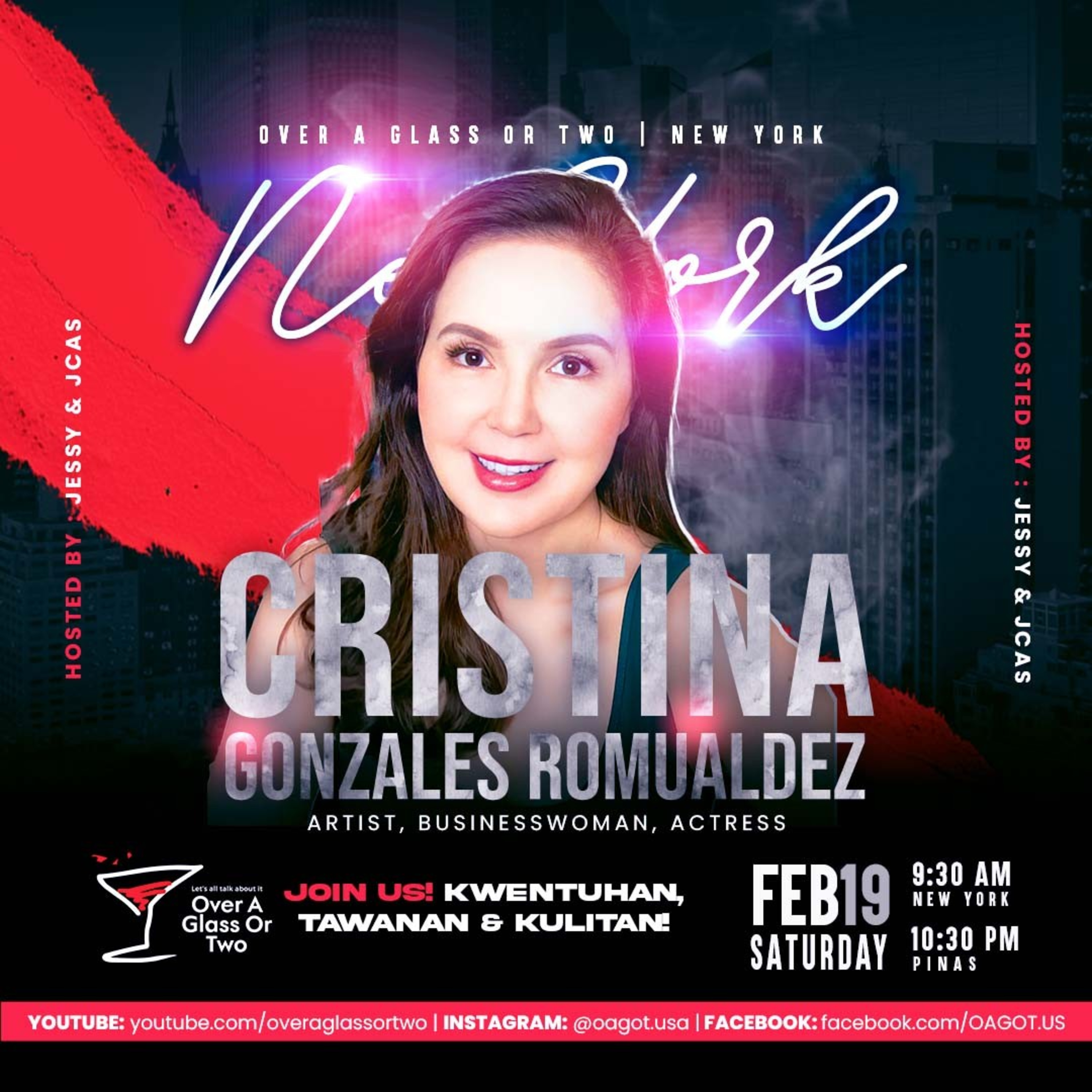 Cristina Gonzales Romualdez LIVE Interview! #OAGOT  episode artwork