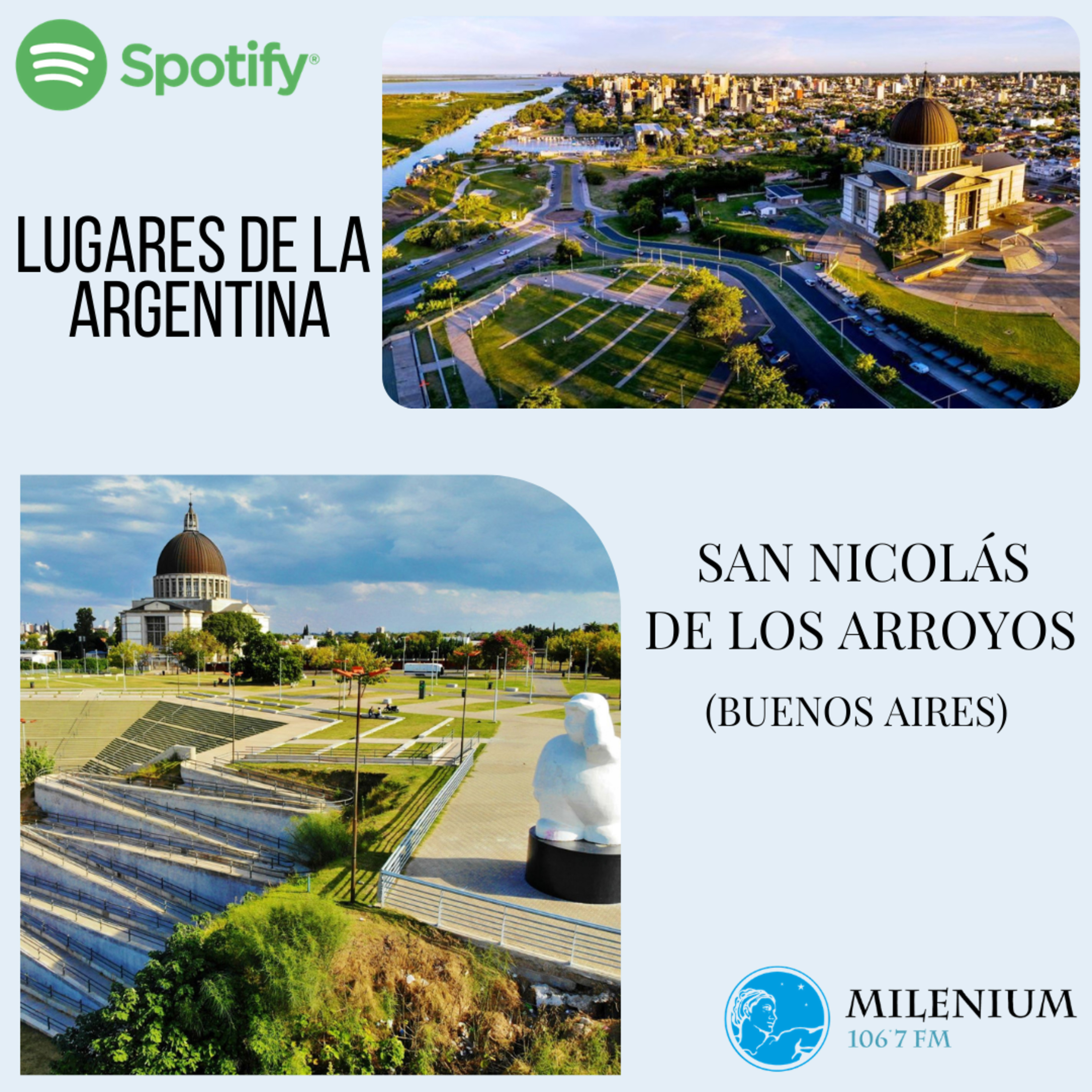 Lugares de la Argentina - FM Milenium 106.7