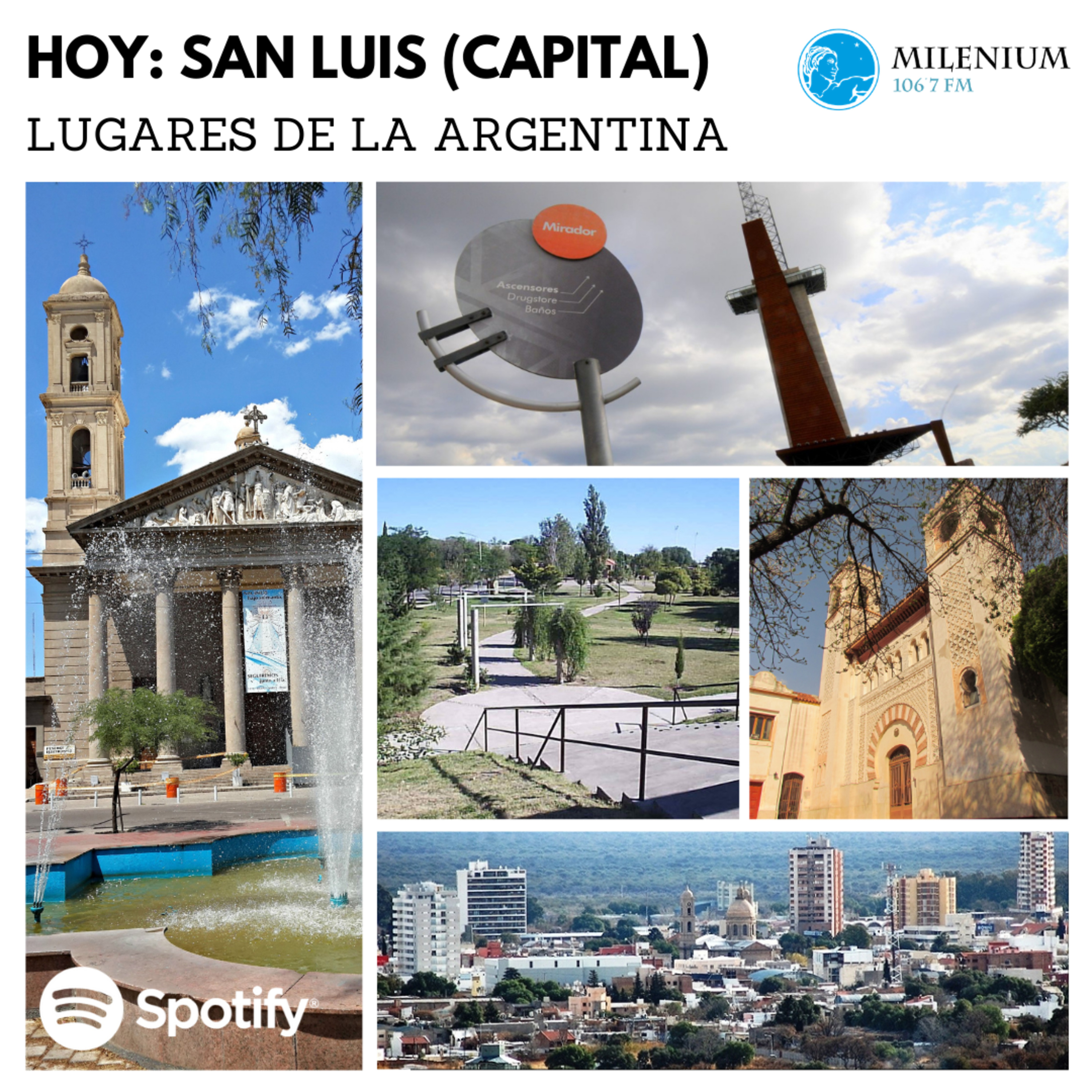 Lugares de la Argentina - FM Milenium 106.7