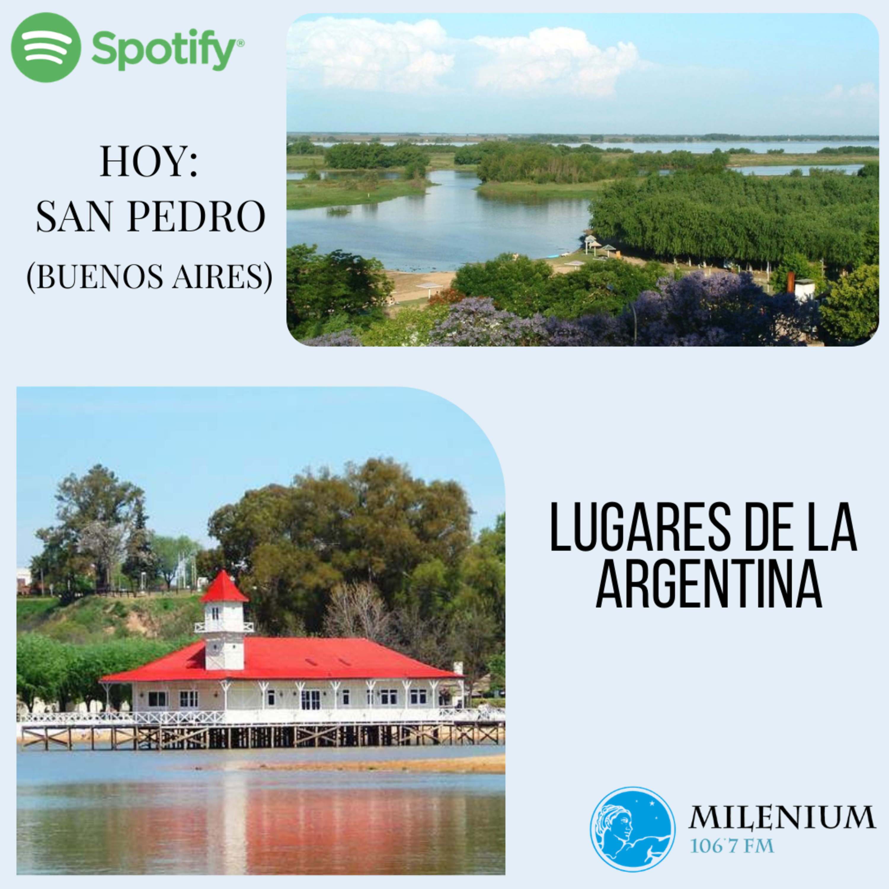 Lugares de la Argentina - FM Milenium 106.7