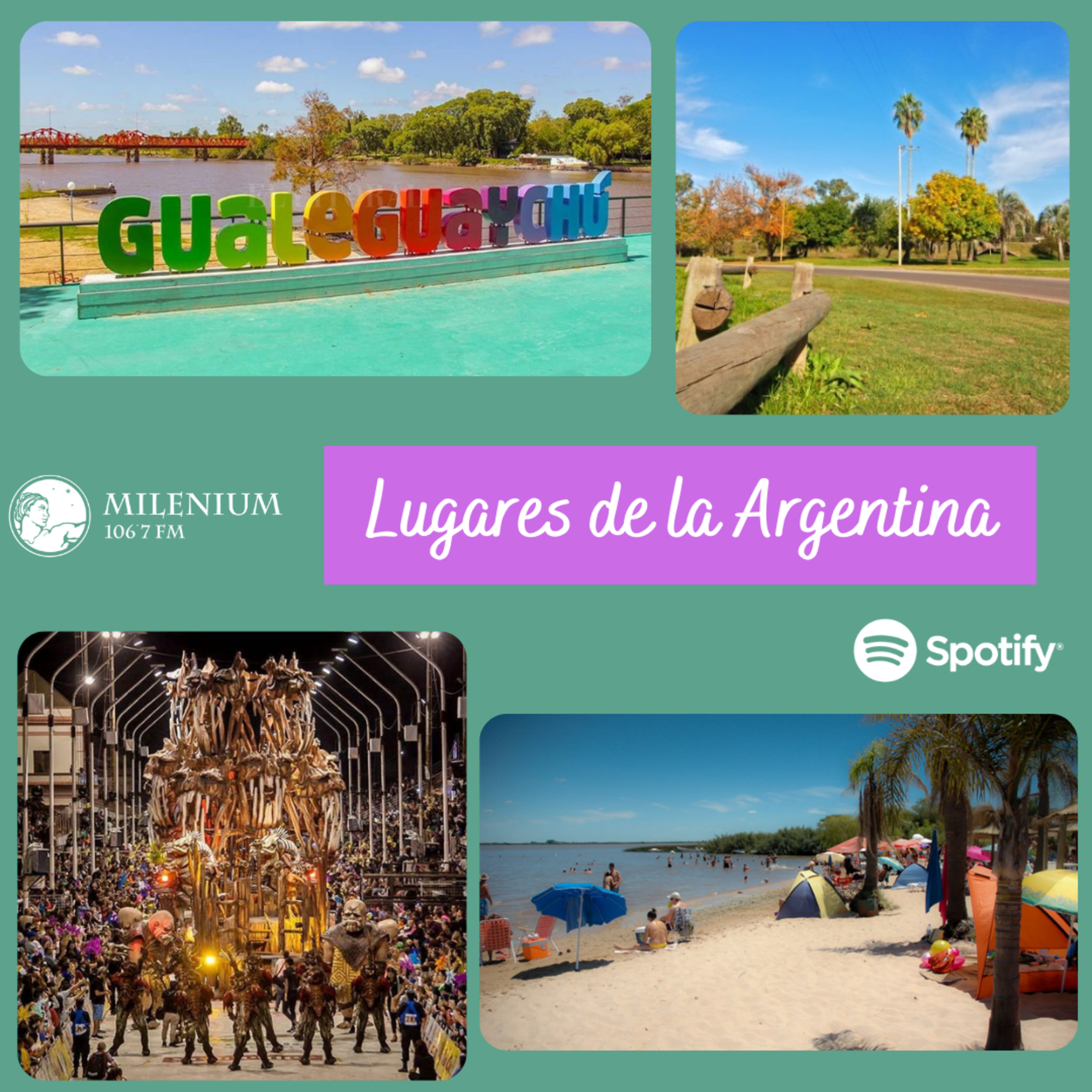 Lugares de la Argentina - FM Milenium 106.7