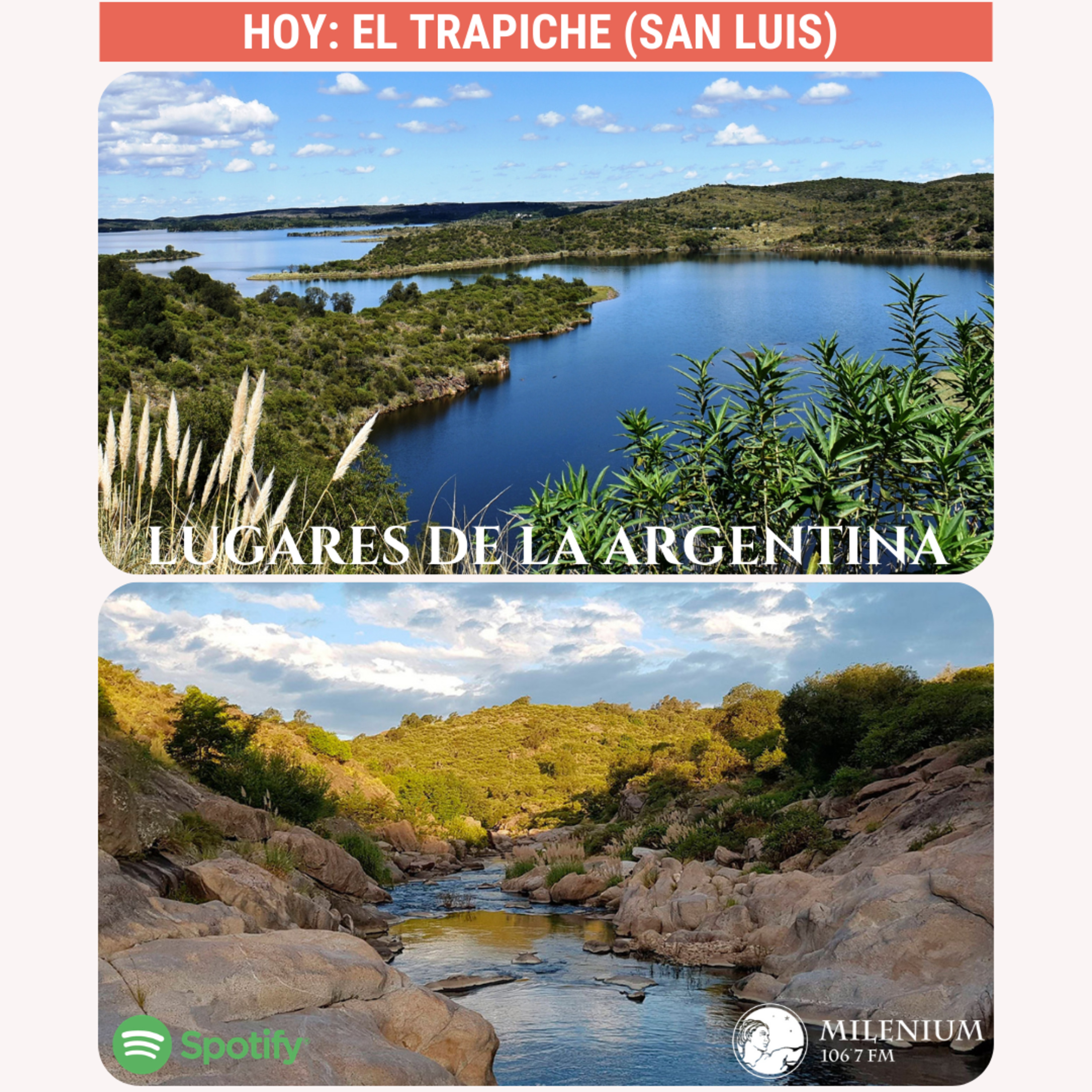 Lugares de la Argentina - FM Milenium 106.7
