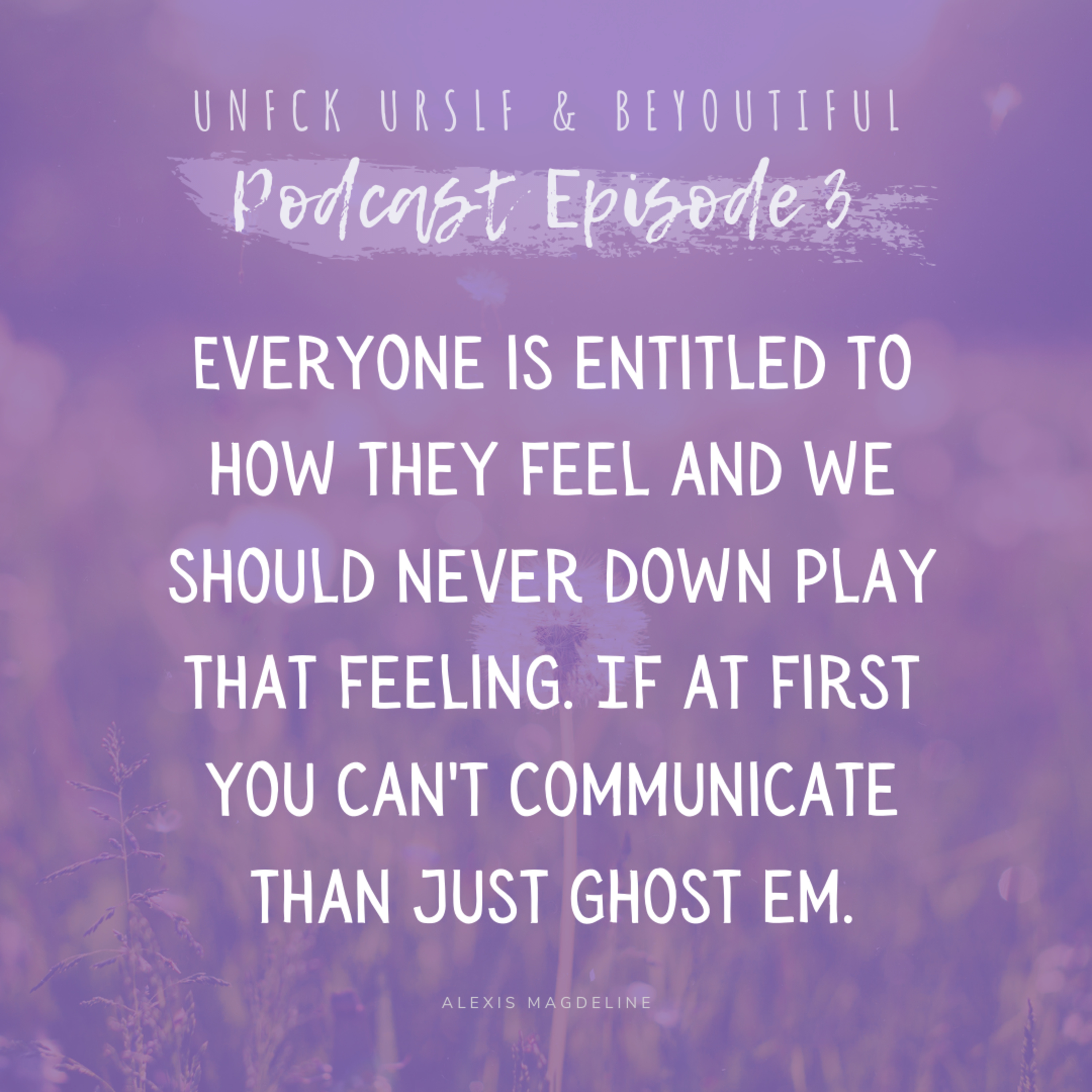 UNFCK URSLF & beYOUtiful