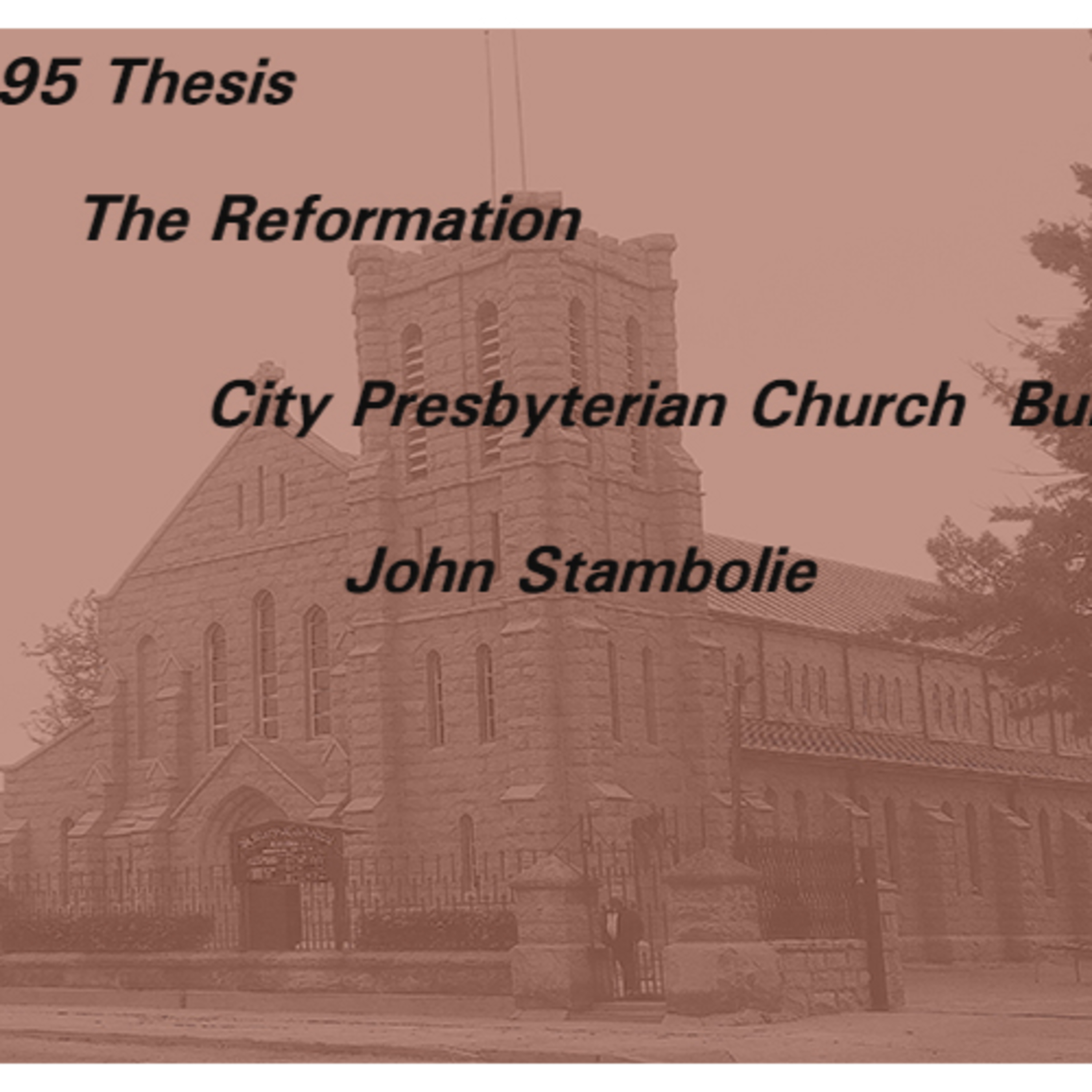 The Reformation Today