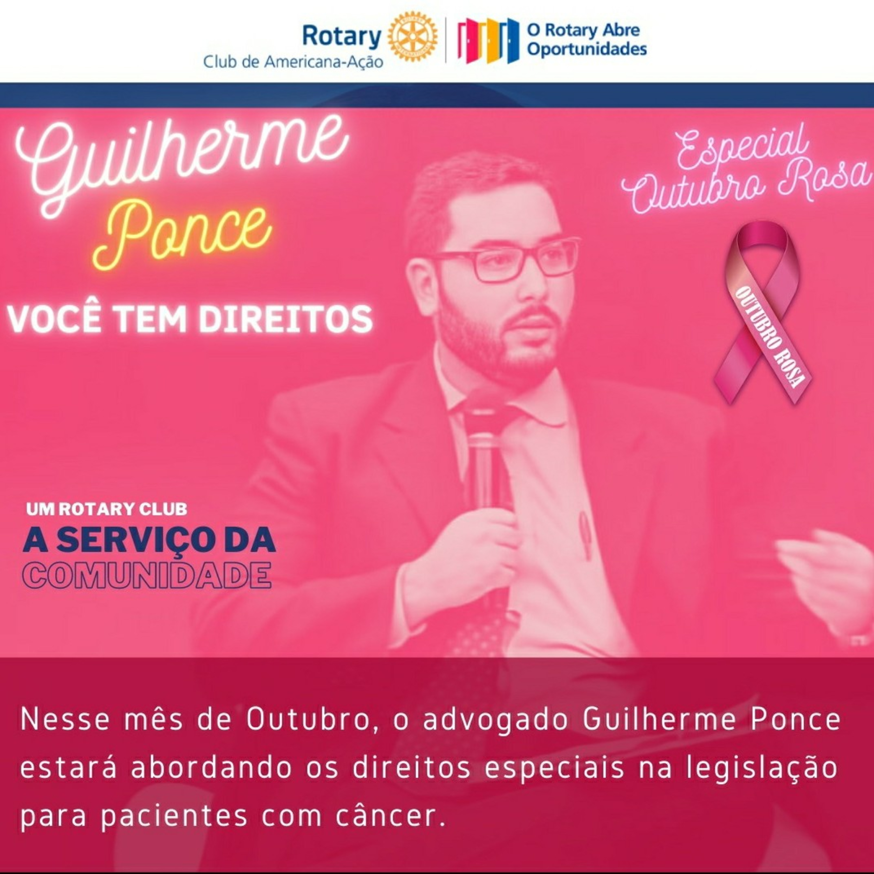 Guilherme Ponce - Você tem direitos - Especial outubro rosa - Episódio 1
