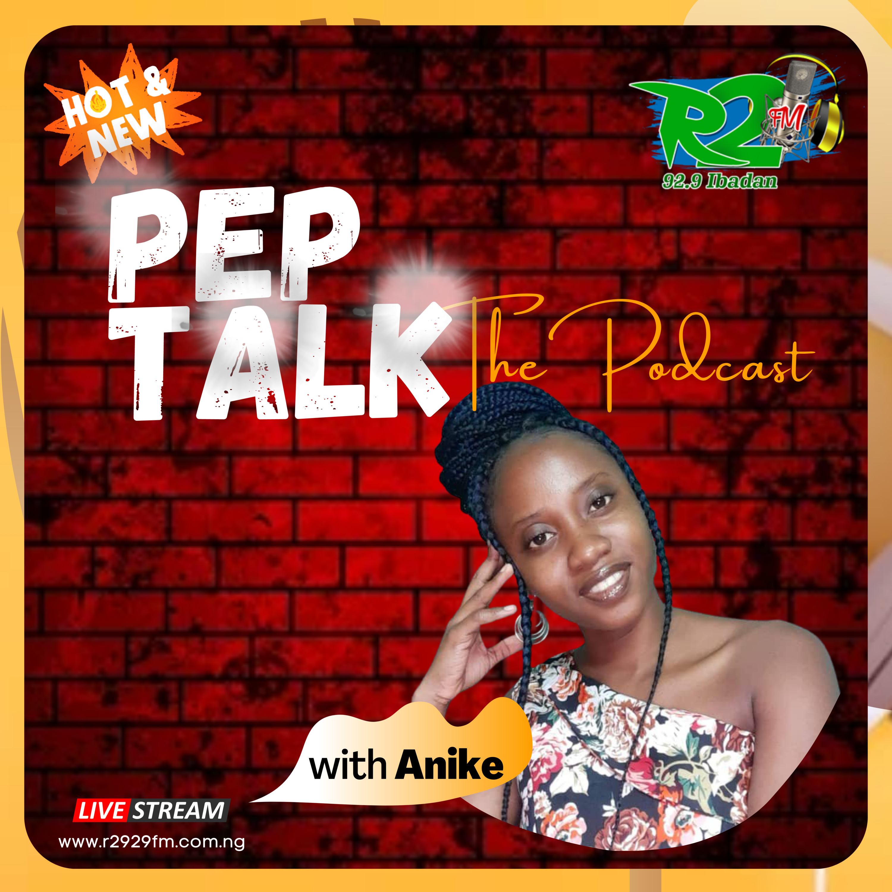 Pep Talk with Anike podcast cover
