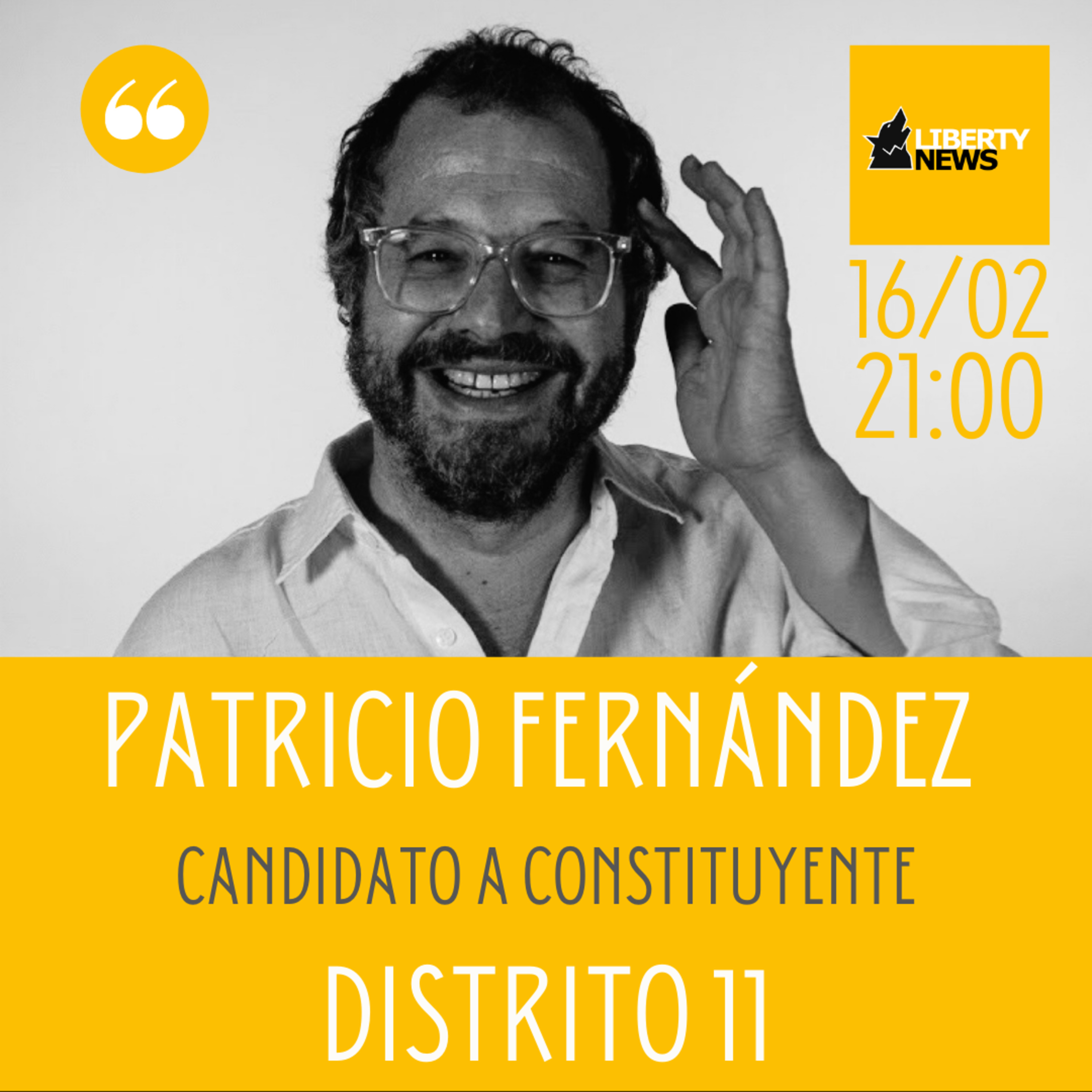 Conversamos con Pato Fernández candidato a Constituyente por Distrito 11 episode artwork