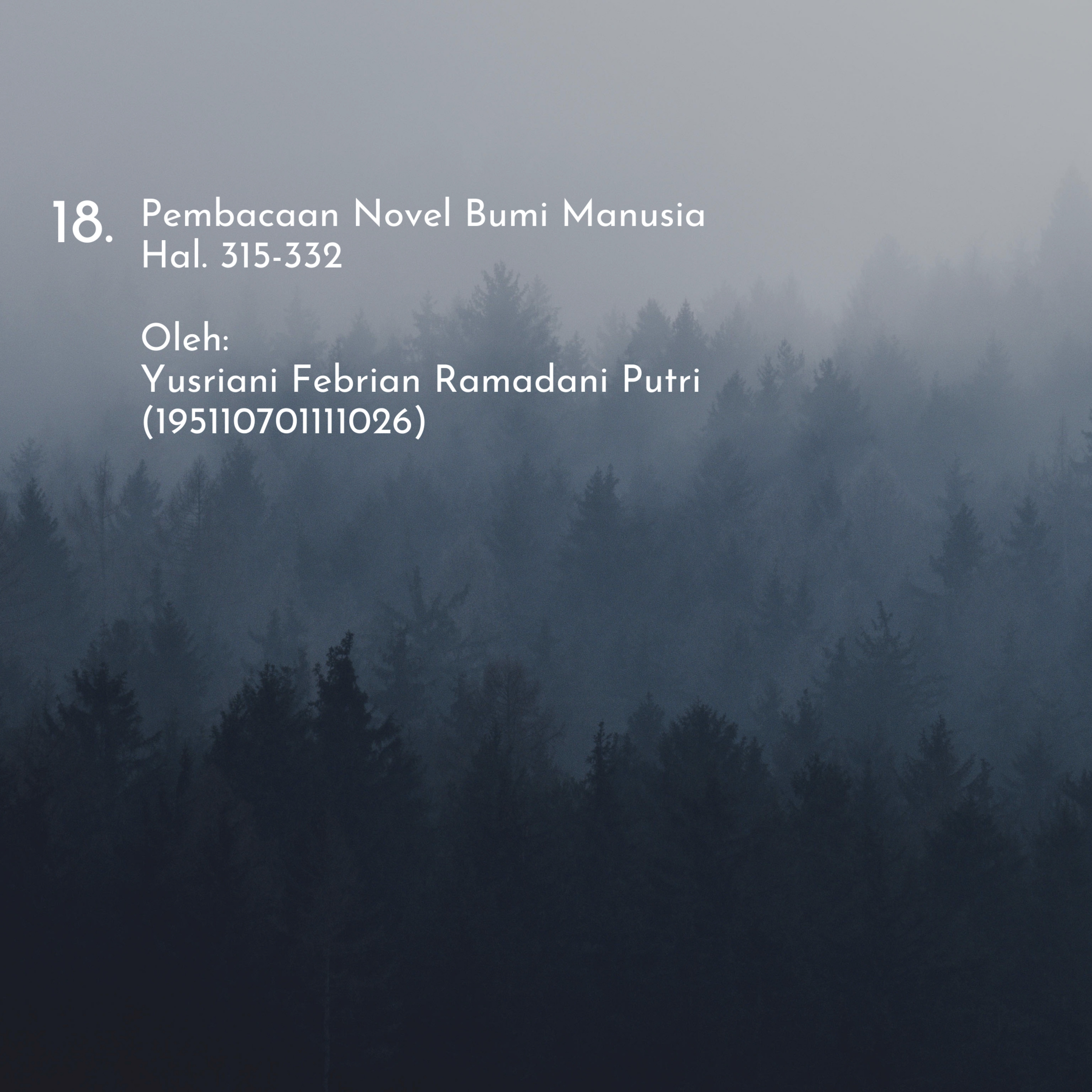 Novel Bumi Manusia
