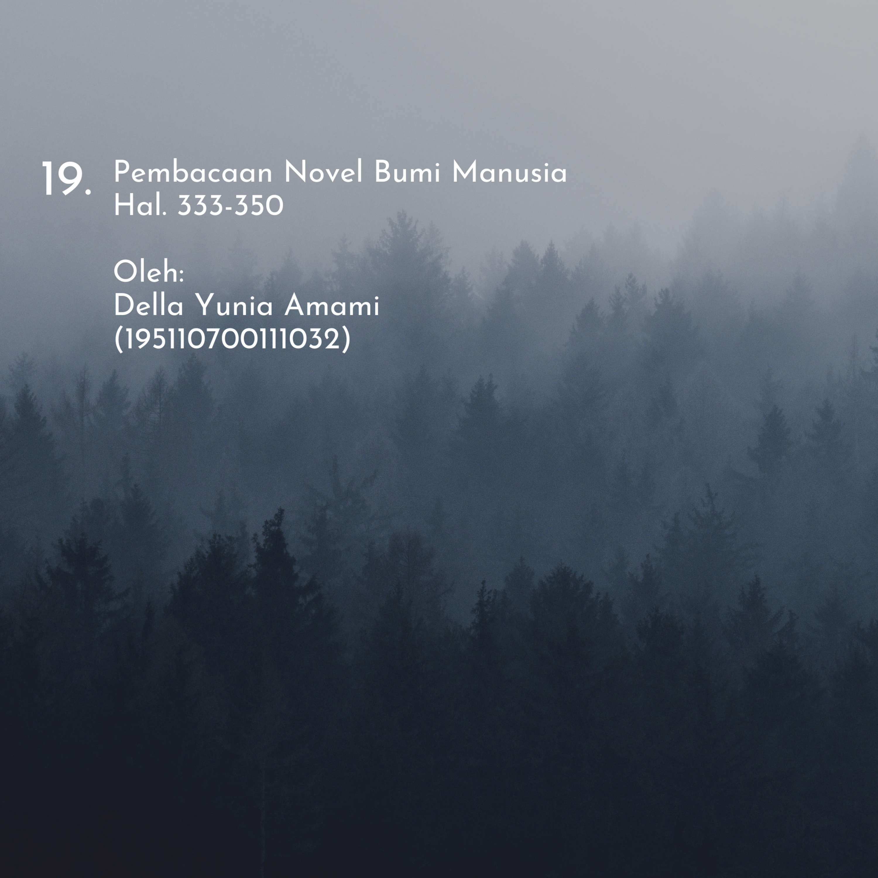 Novel Bumi Manusia