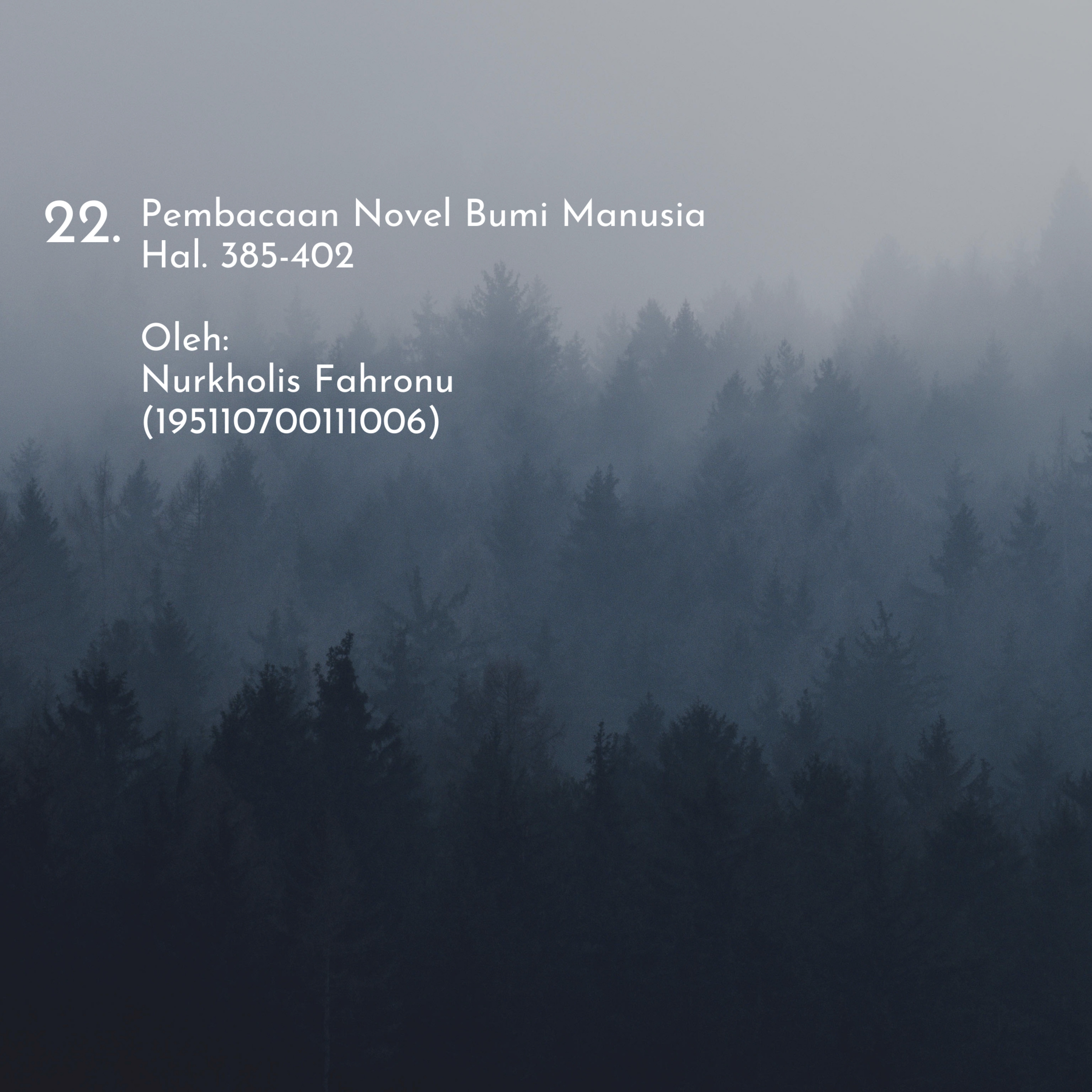 Novel Bumi Manusia