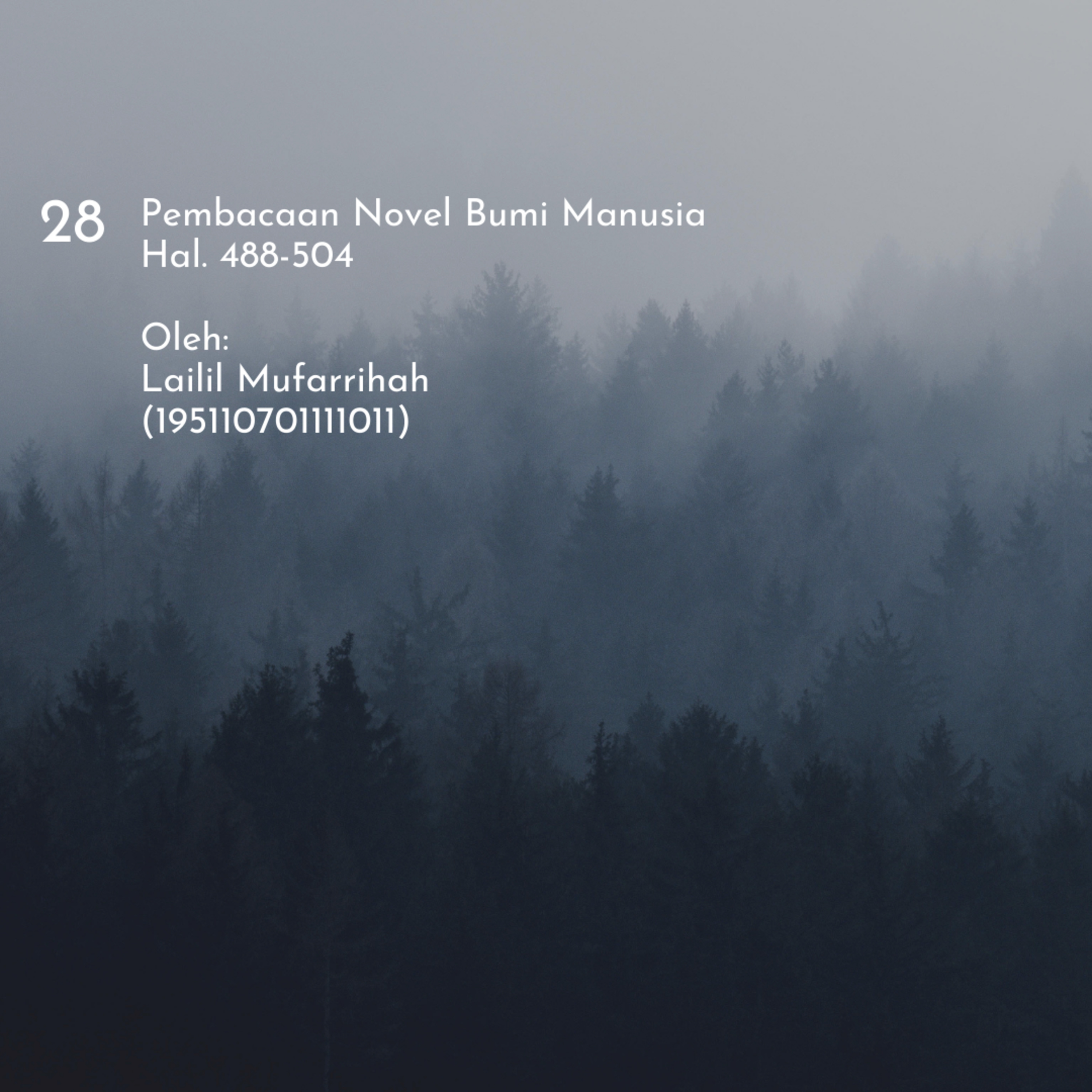 Novel Bumi Manusia