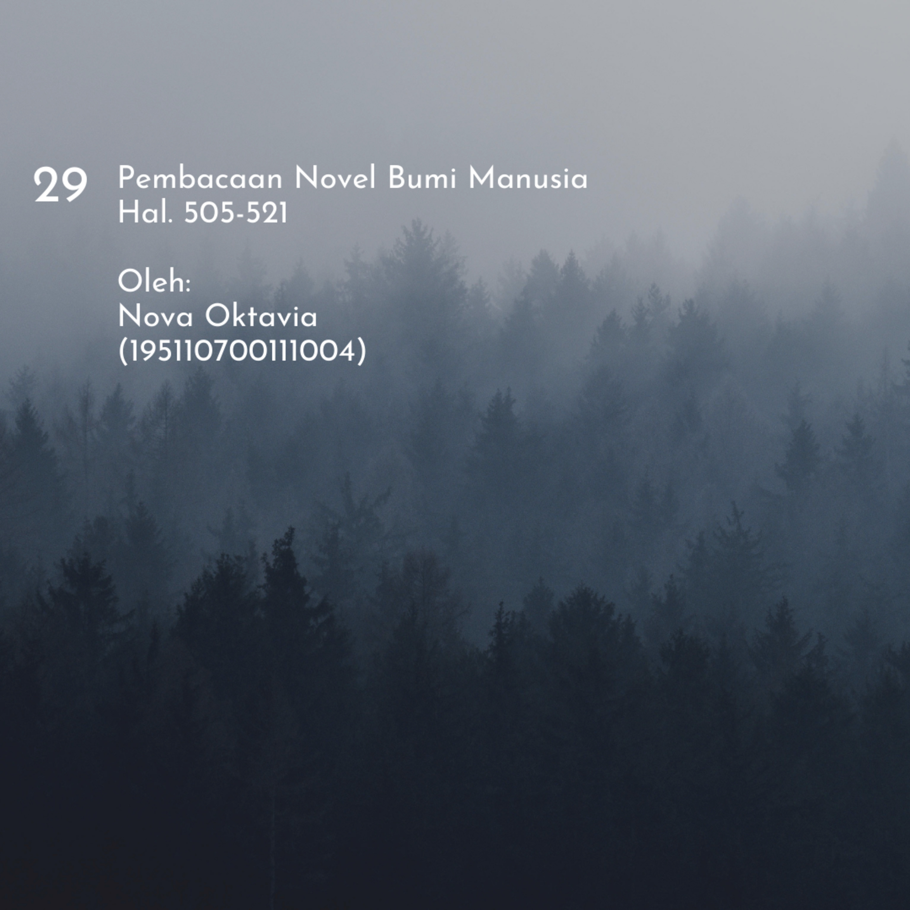 Novel Bumi Manusia