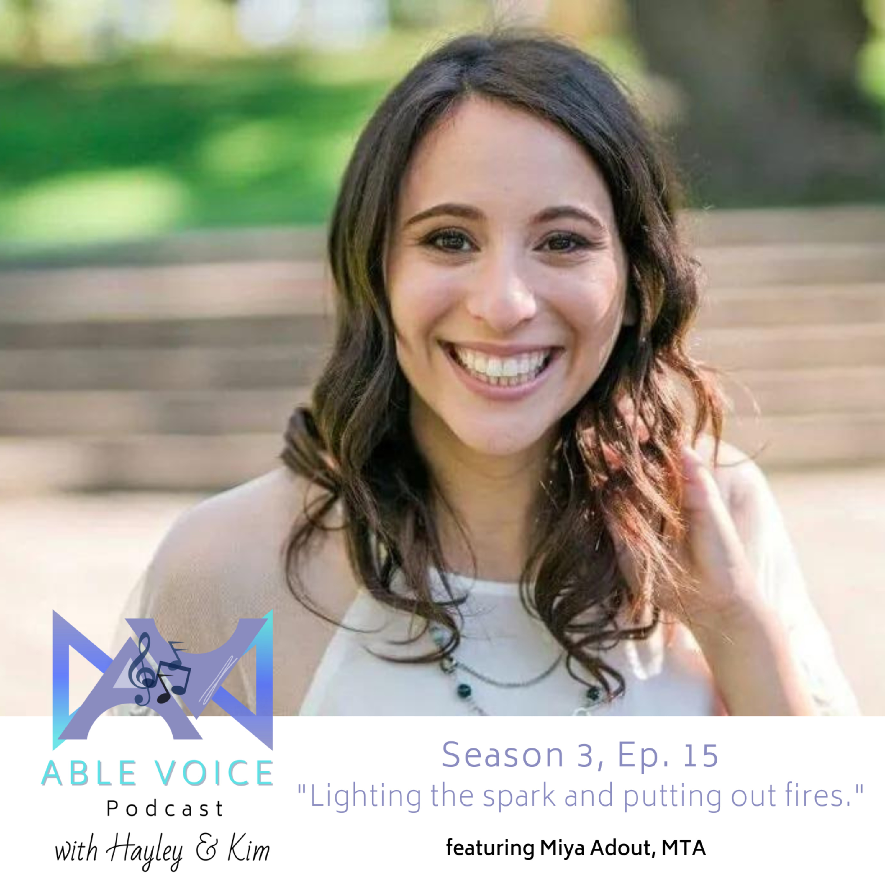 "Lighting the spark and putting out fires: The ins and outs of entrepreneurship" with Miya Adout episode artwork