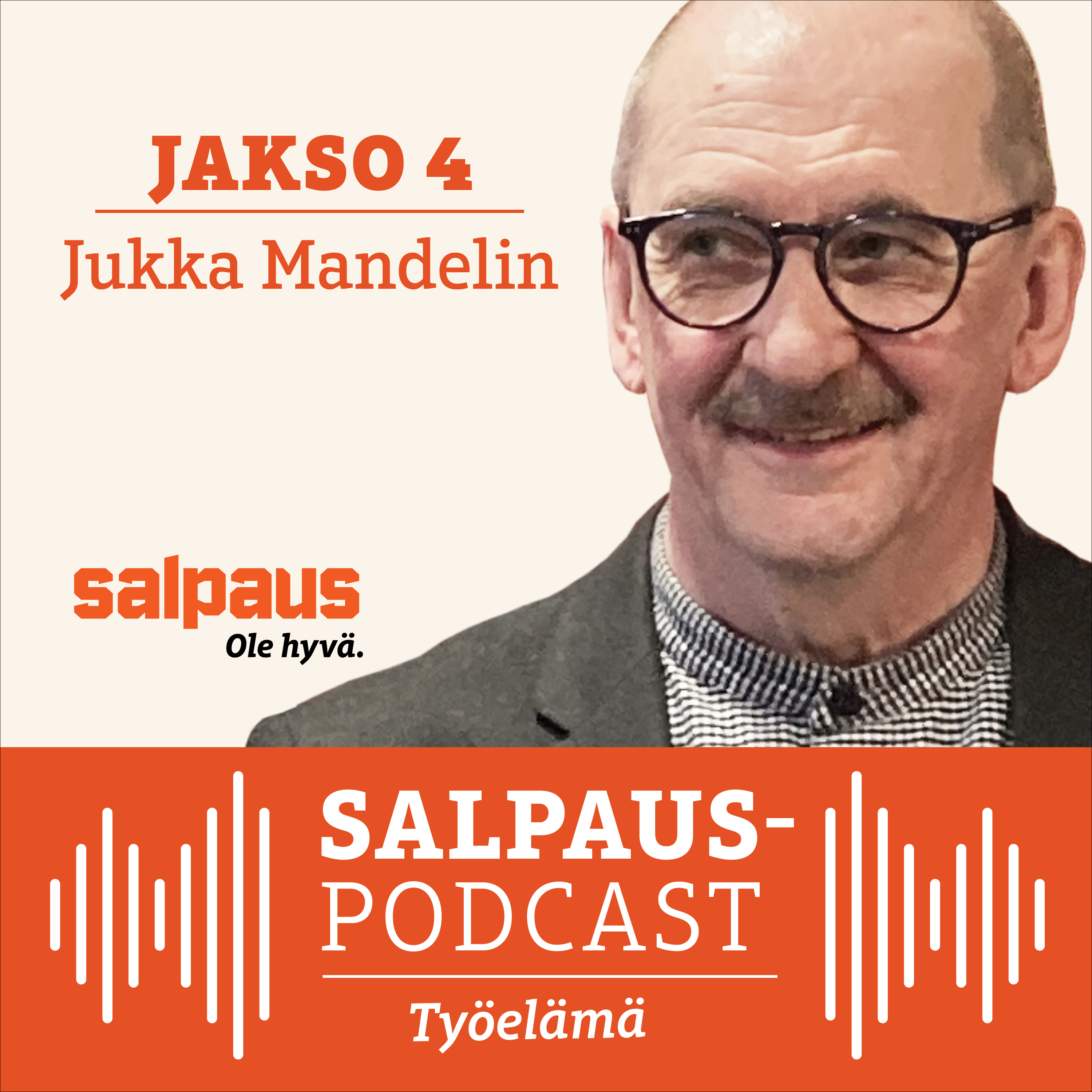 Salpauksen Työelämä-podcastin vieraana henkilöstöohjaaja Jukka Mandelin episode artwork