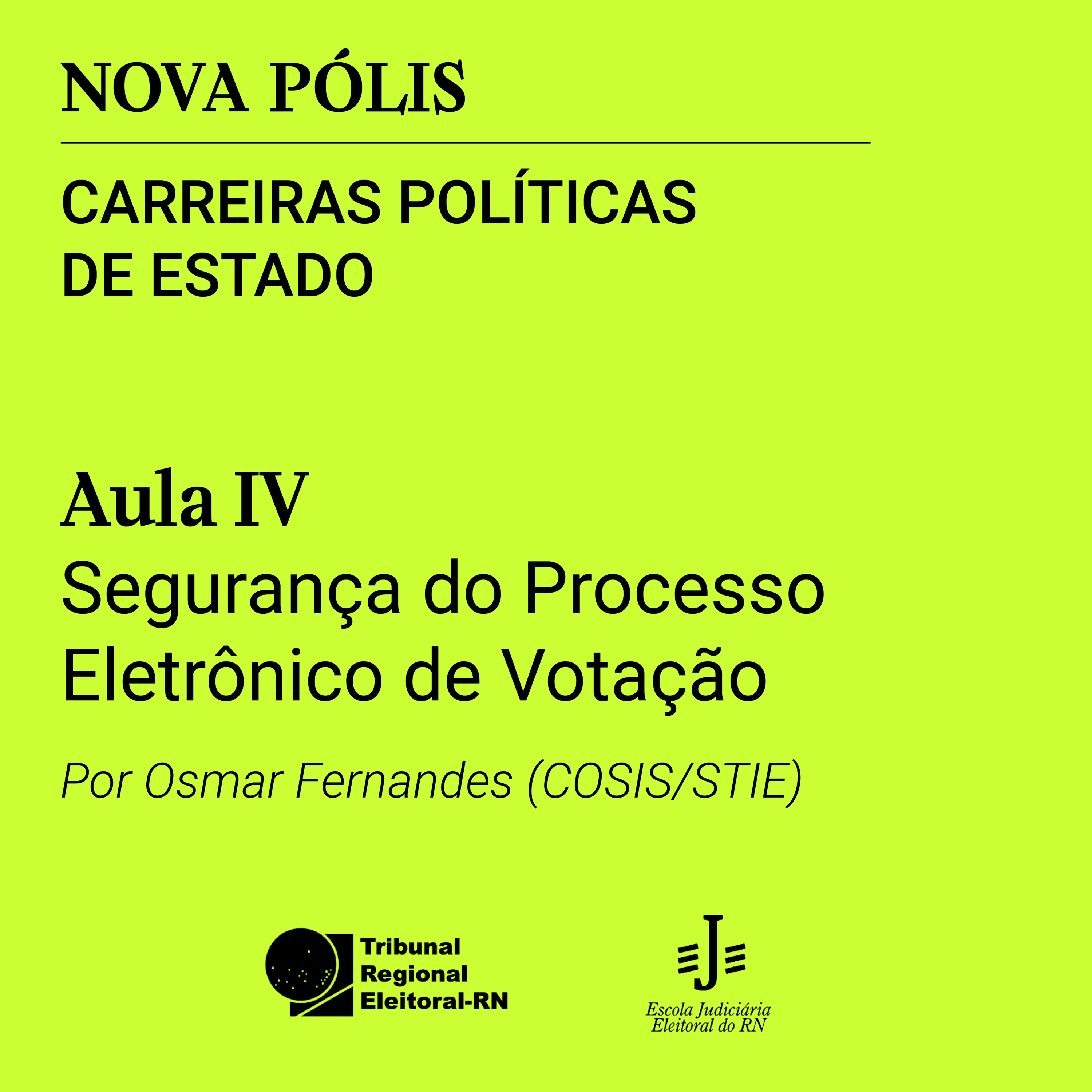 #4 Segurança do Processo Eletrônico de Votação episode artwork