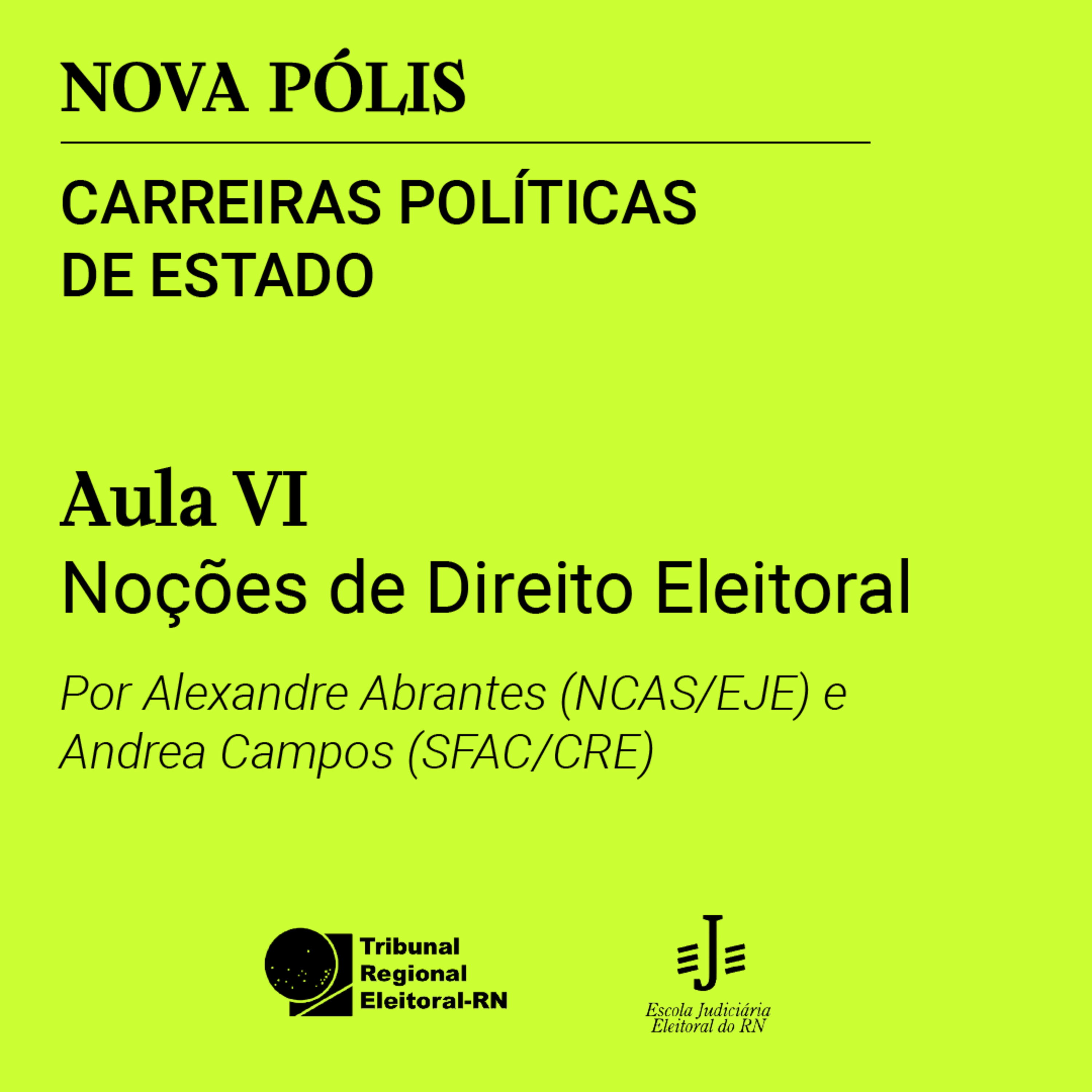 #6 Noções de Direito Eleitoral